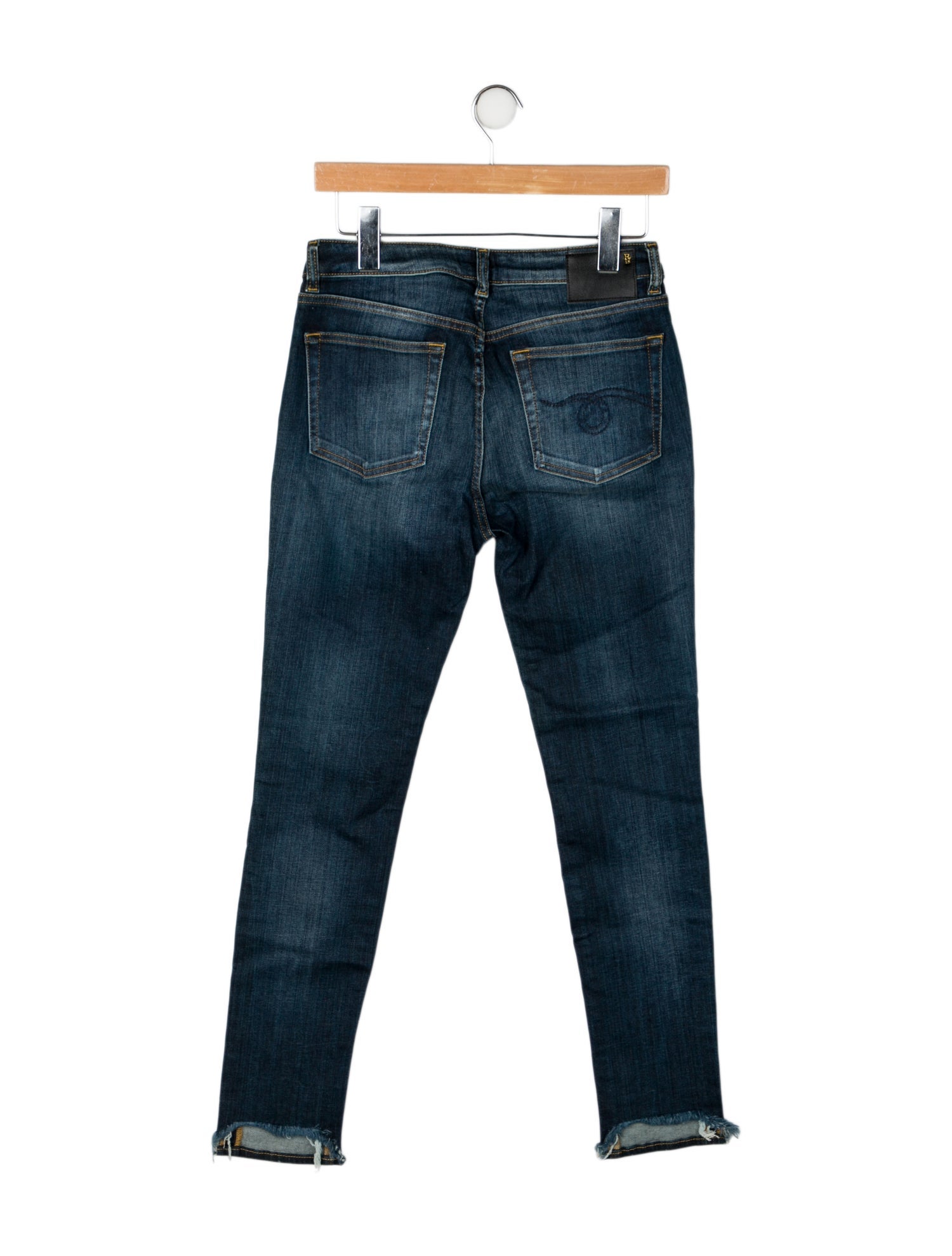 R13 Mid-Rise Skinny Leg Jeans