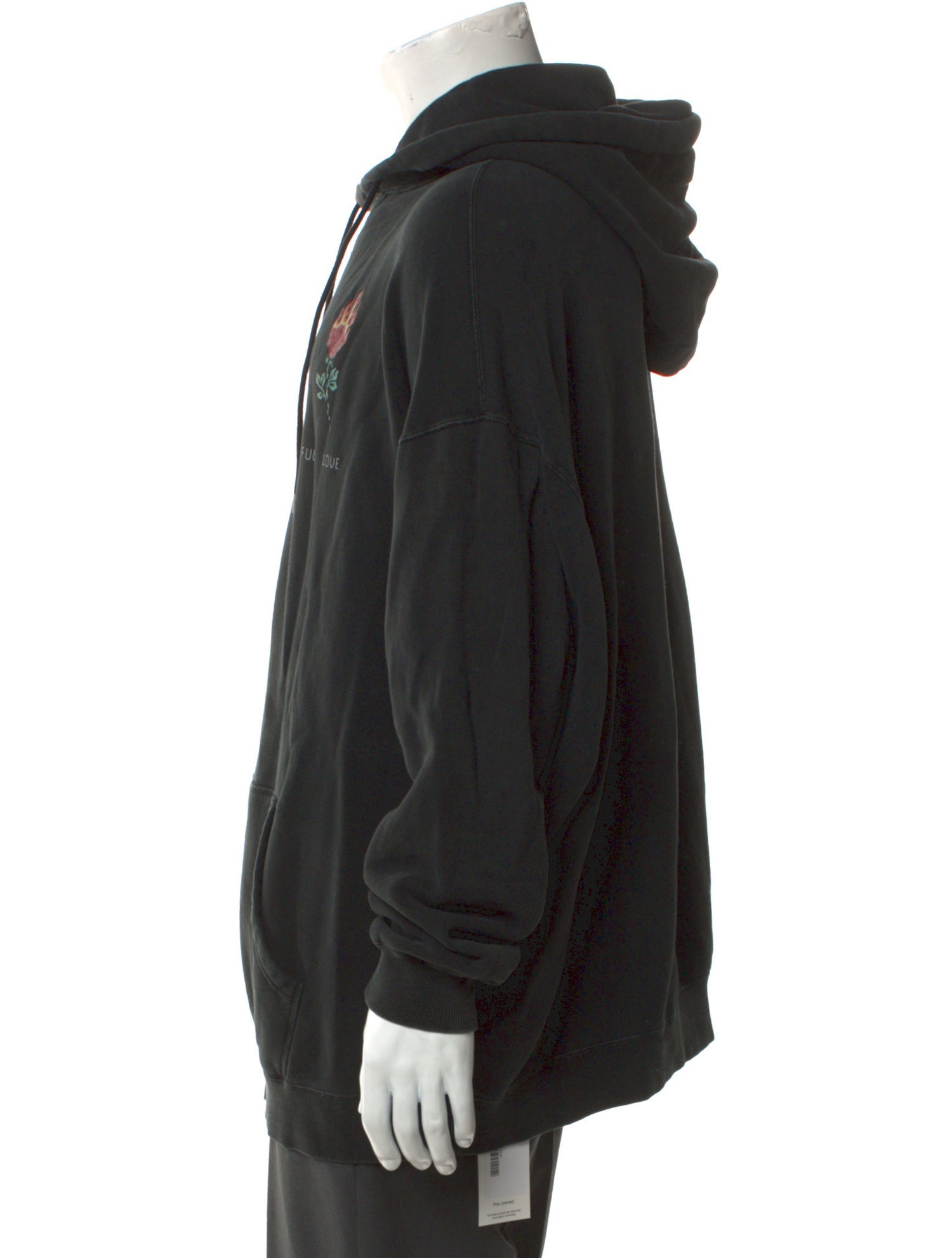 R13 Graphic Print Crew Neck Hoodie