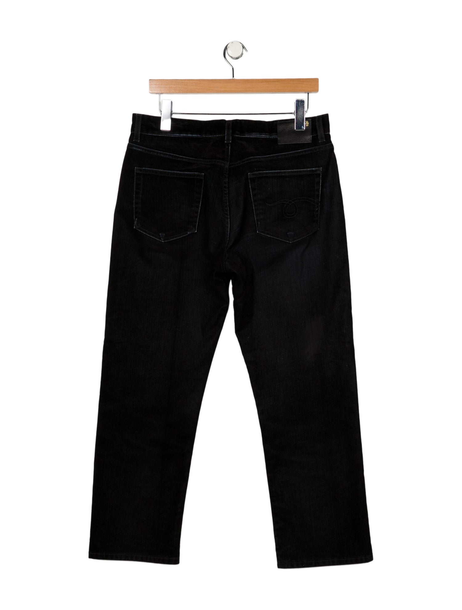 R13 Mid-Rise Straight Leg Jeans