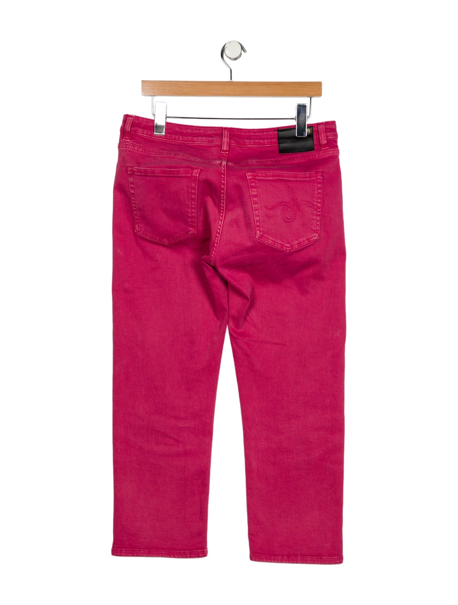 R13 Mid-Rise Straight Leg Jeans