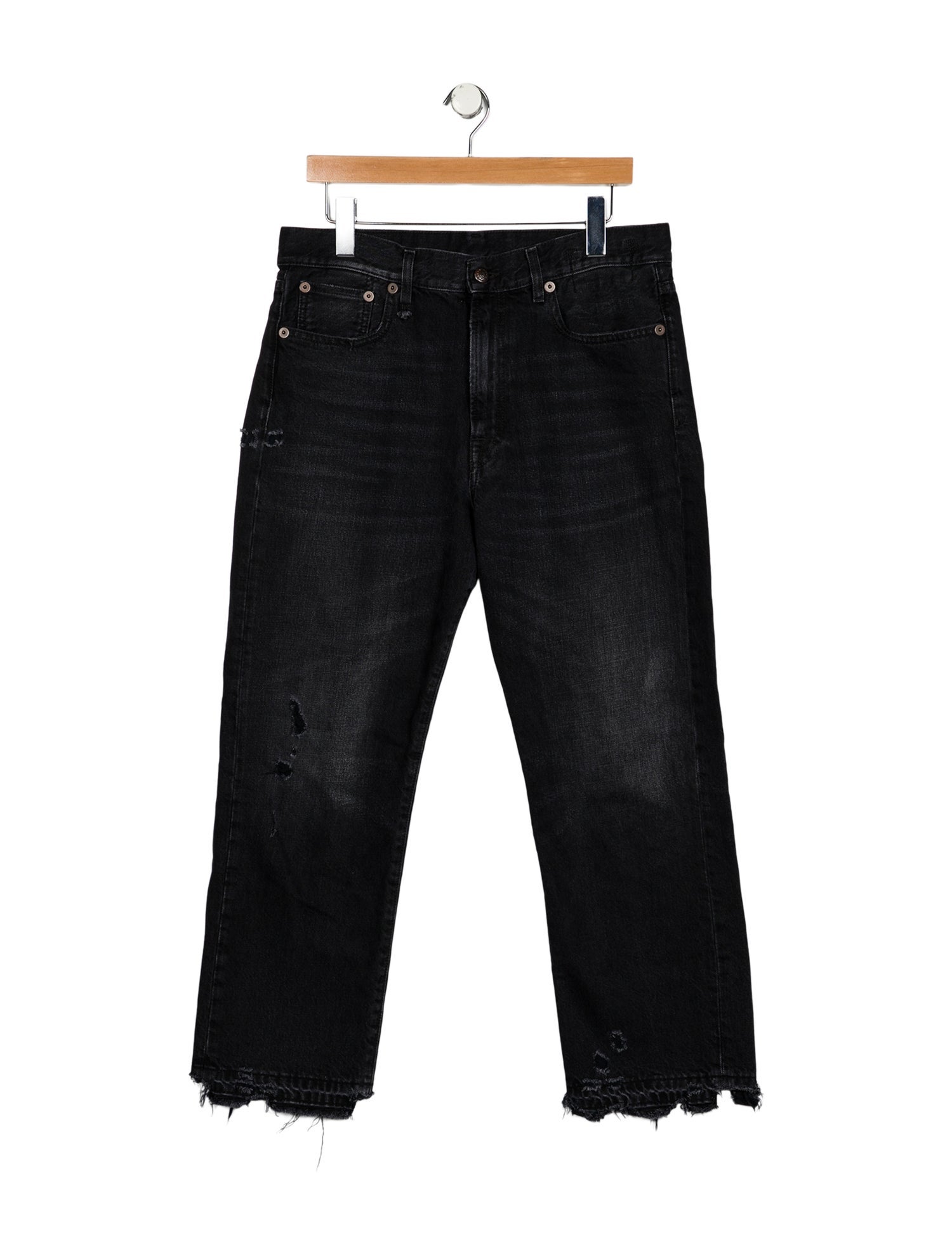 R13 High-Rise Straight Leg Jeans