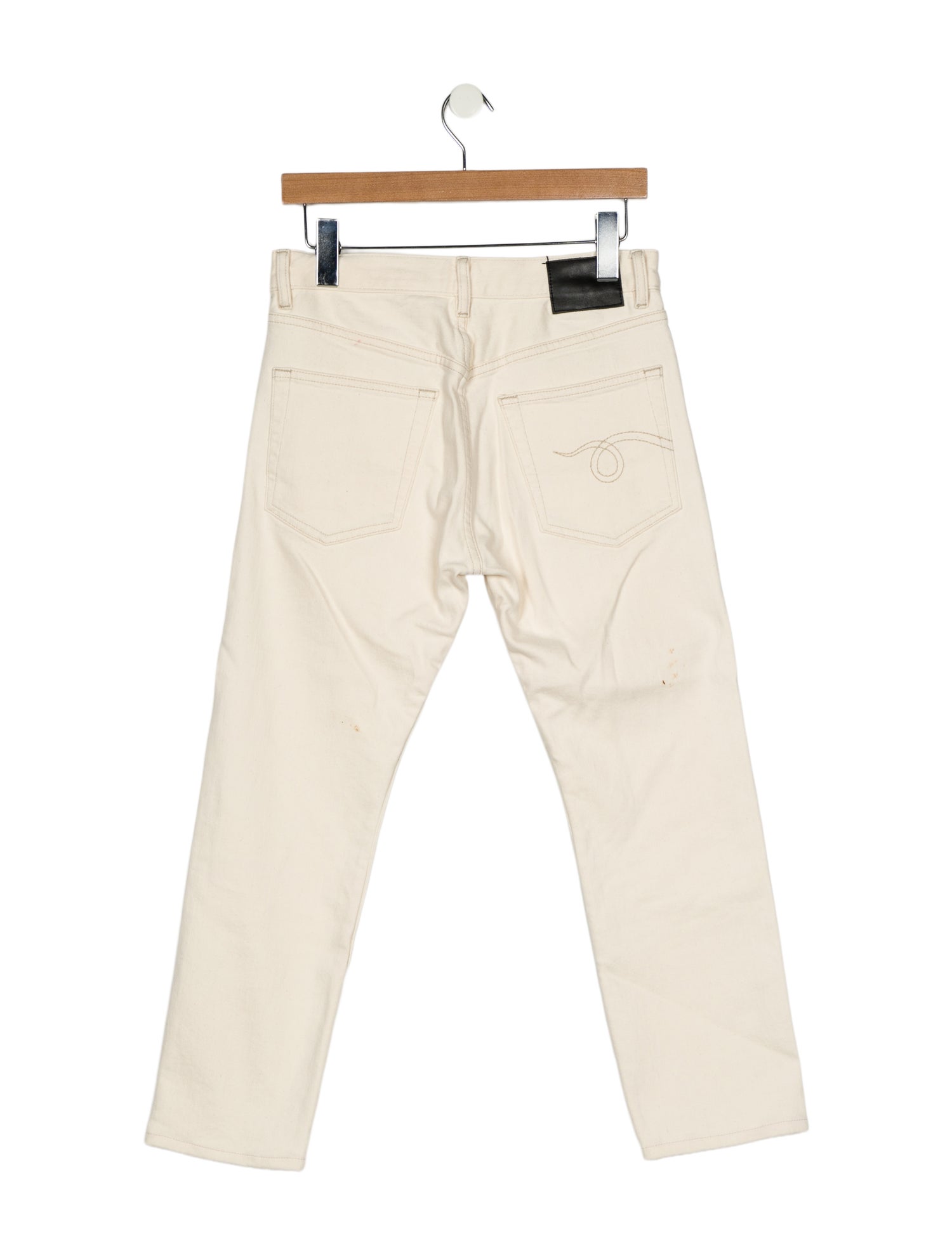 R13 Mid-Rise Straight Leg Jeans