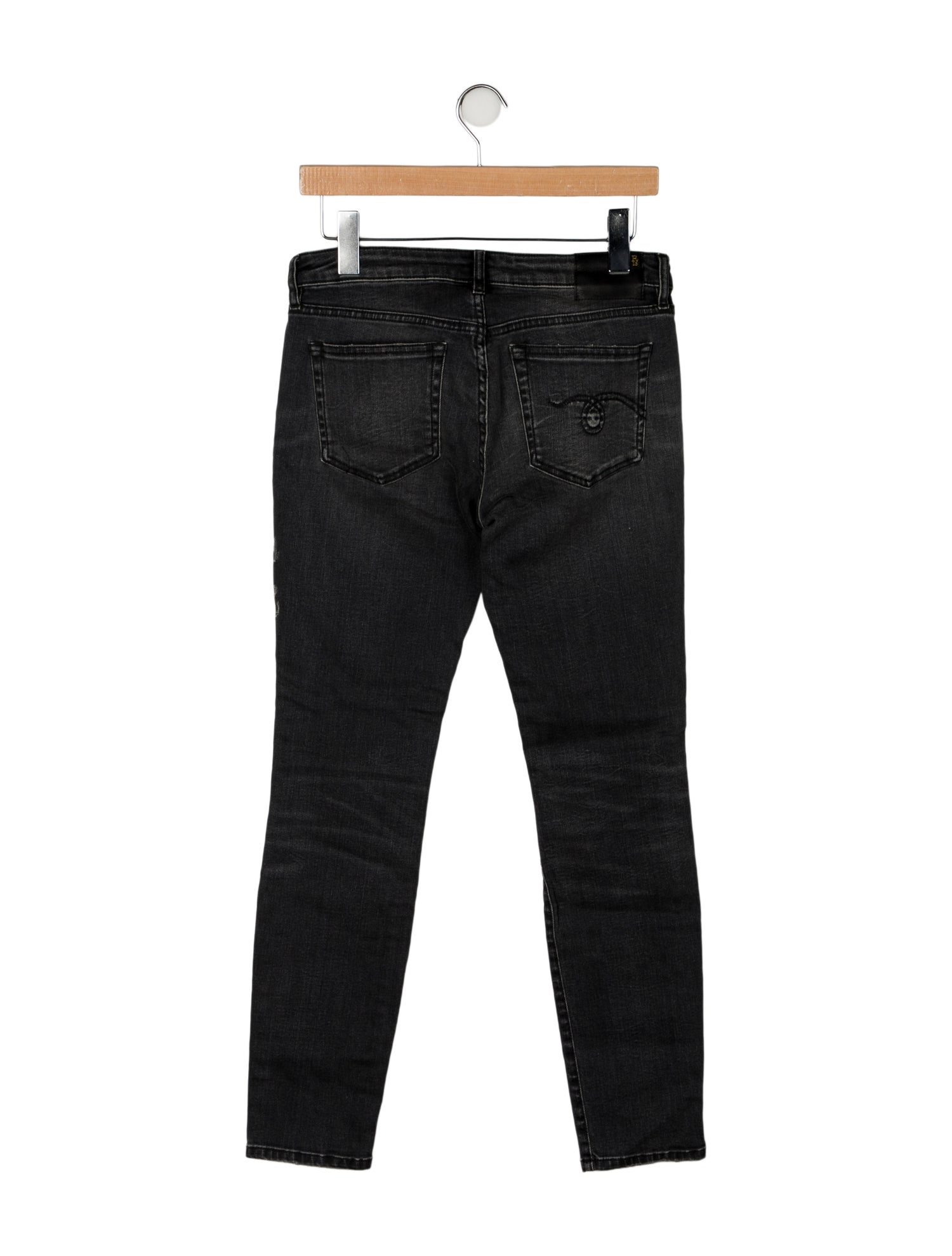 R13 Mid-Rise Skinny Leg Jeans