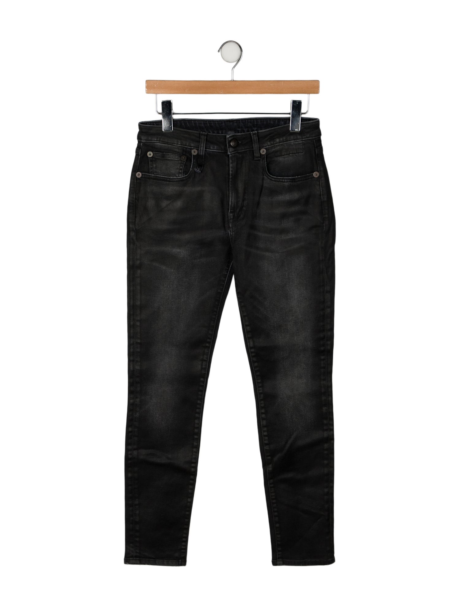 R13 Mid-Rise Skinny Leg Jeans