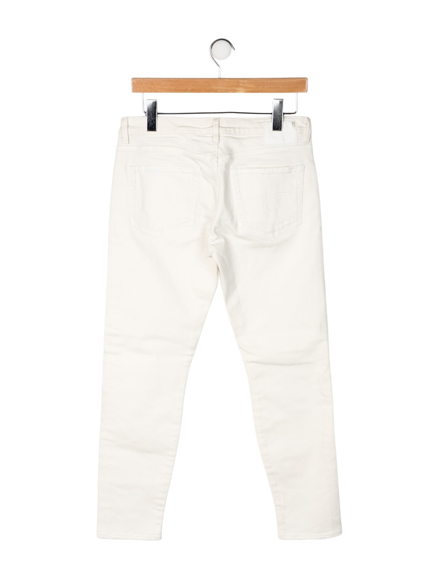 R13 Mid-Rise Skinny Leg Jeans