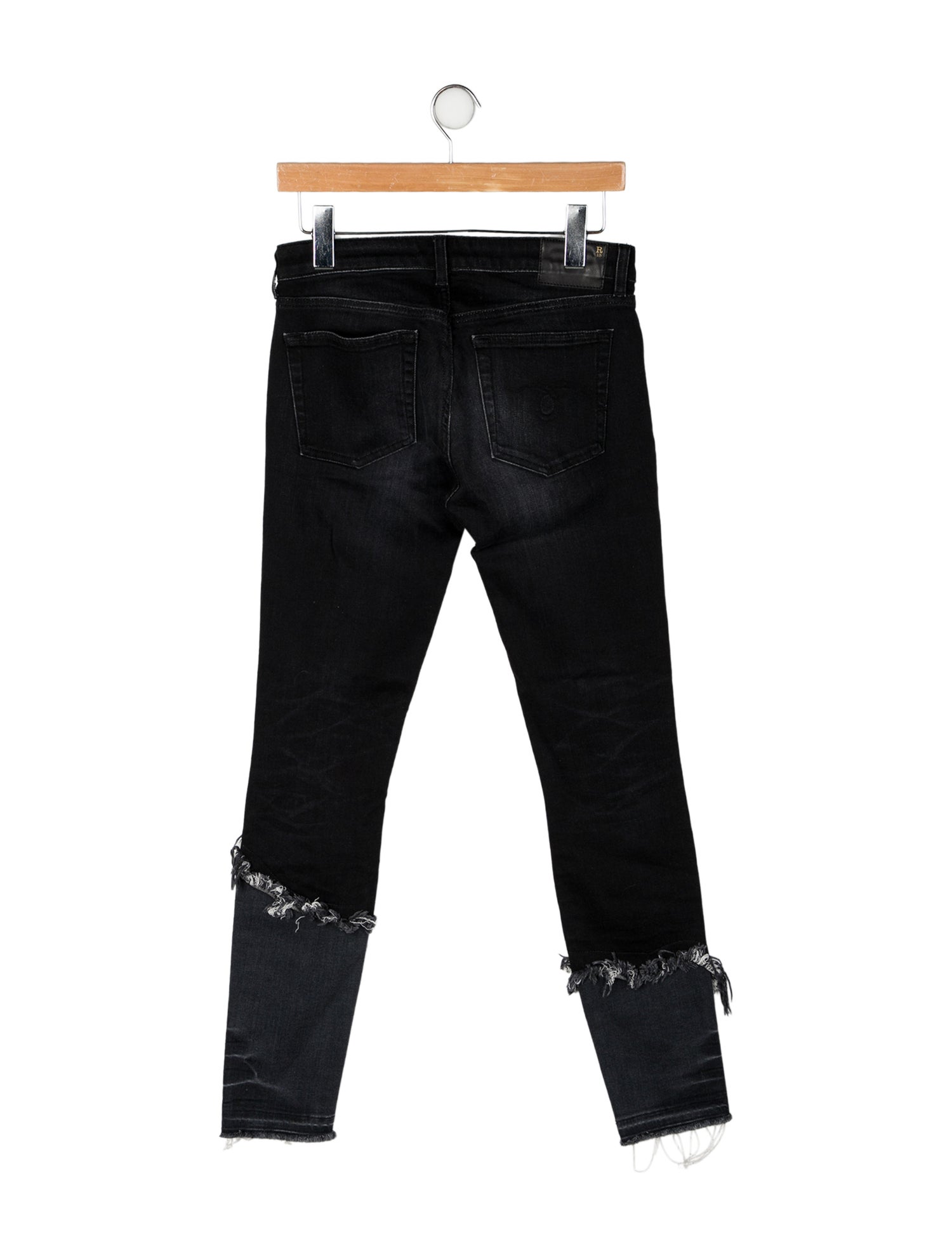 R13 Mid-Rise Skinny Leg Jeans
