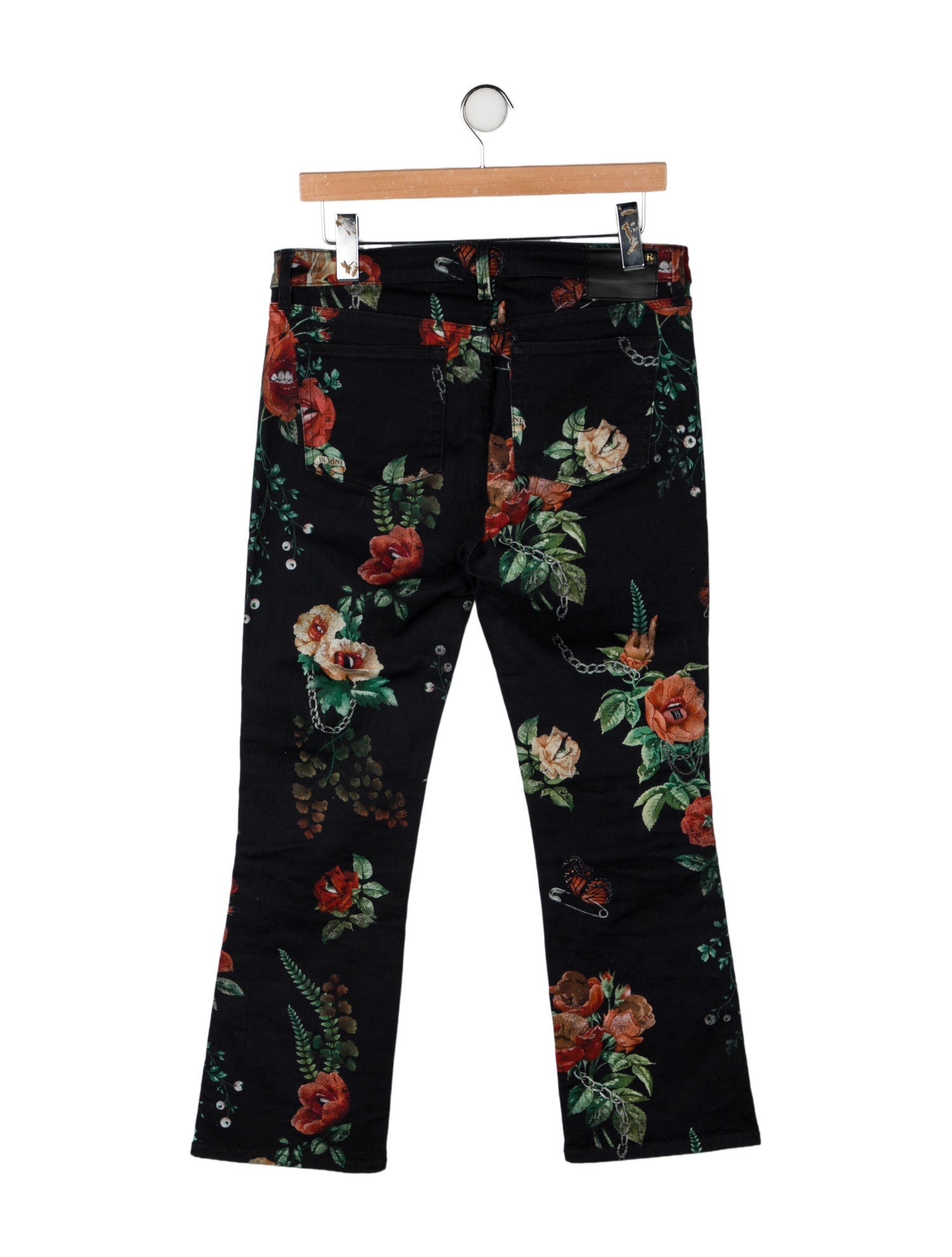 R13 Mid-Rise Straight Leg Jeans