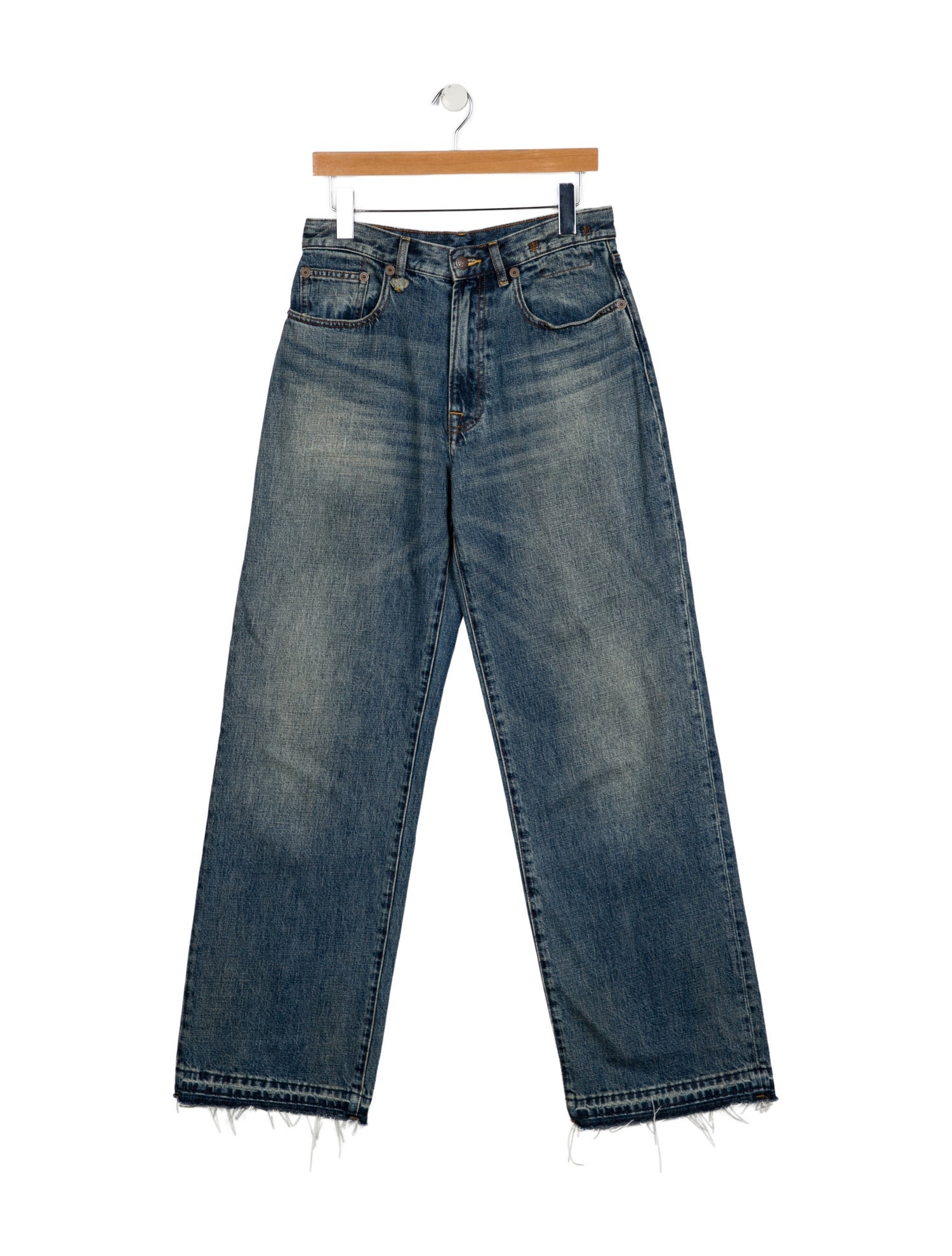 R13 High-Rise Wide Leg Jeans