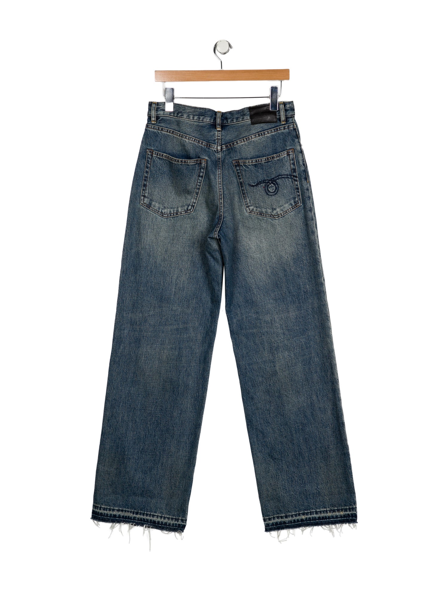 R13 High-Rise Wide Leg Jeans