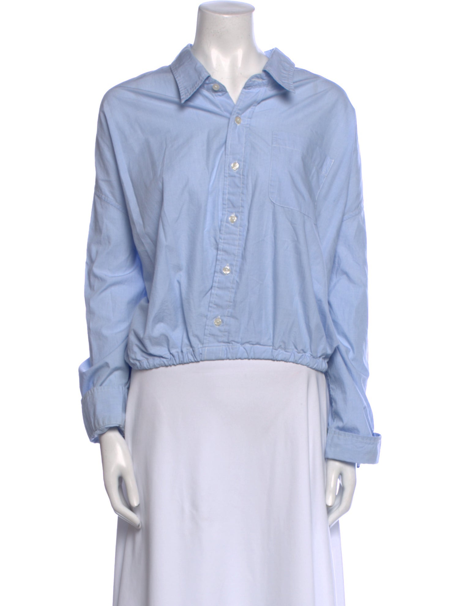 R13 Long Sleeve Button-Up Top