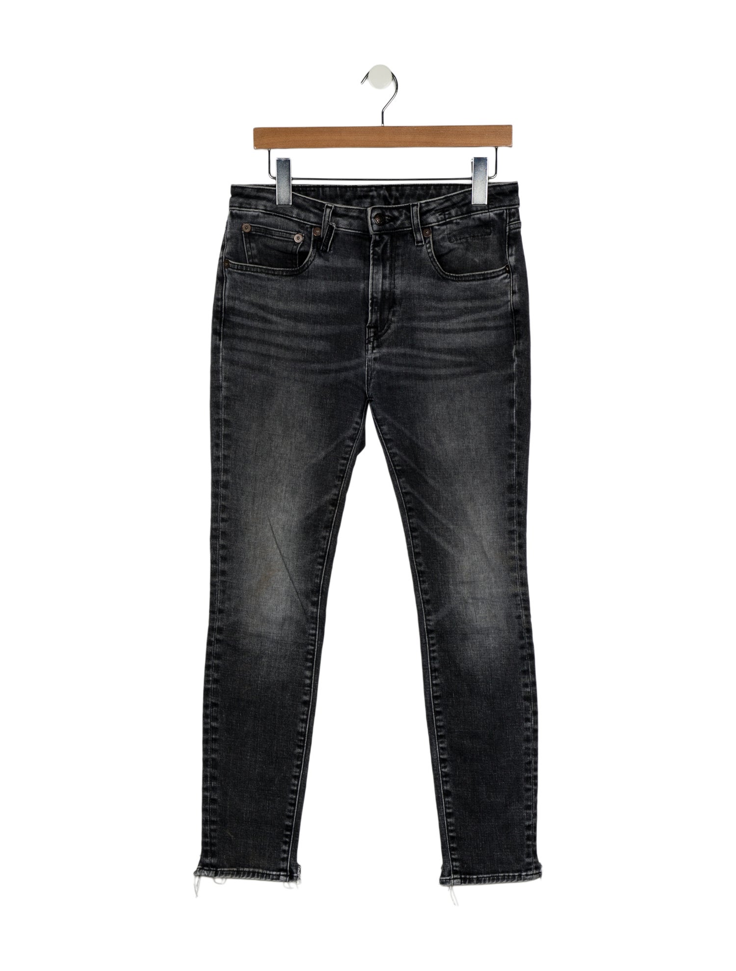 R13 Mid-Rise Skinny Leg Jeans