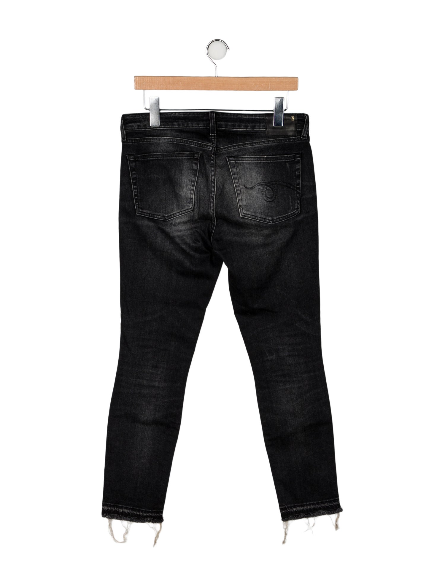 R13 Mid-Rise Skinny Leg Jeans