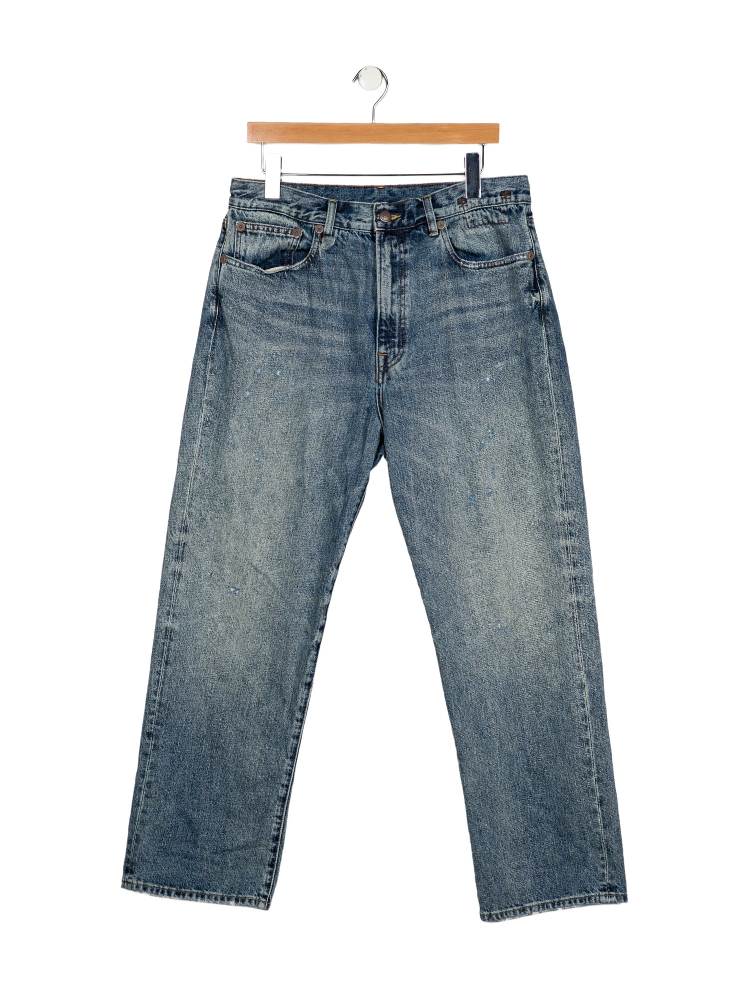 R13 High-Rise Wide Leg Jeans