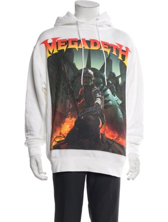 R13 Graphic Print Crew Neck Hoodie