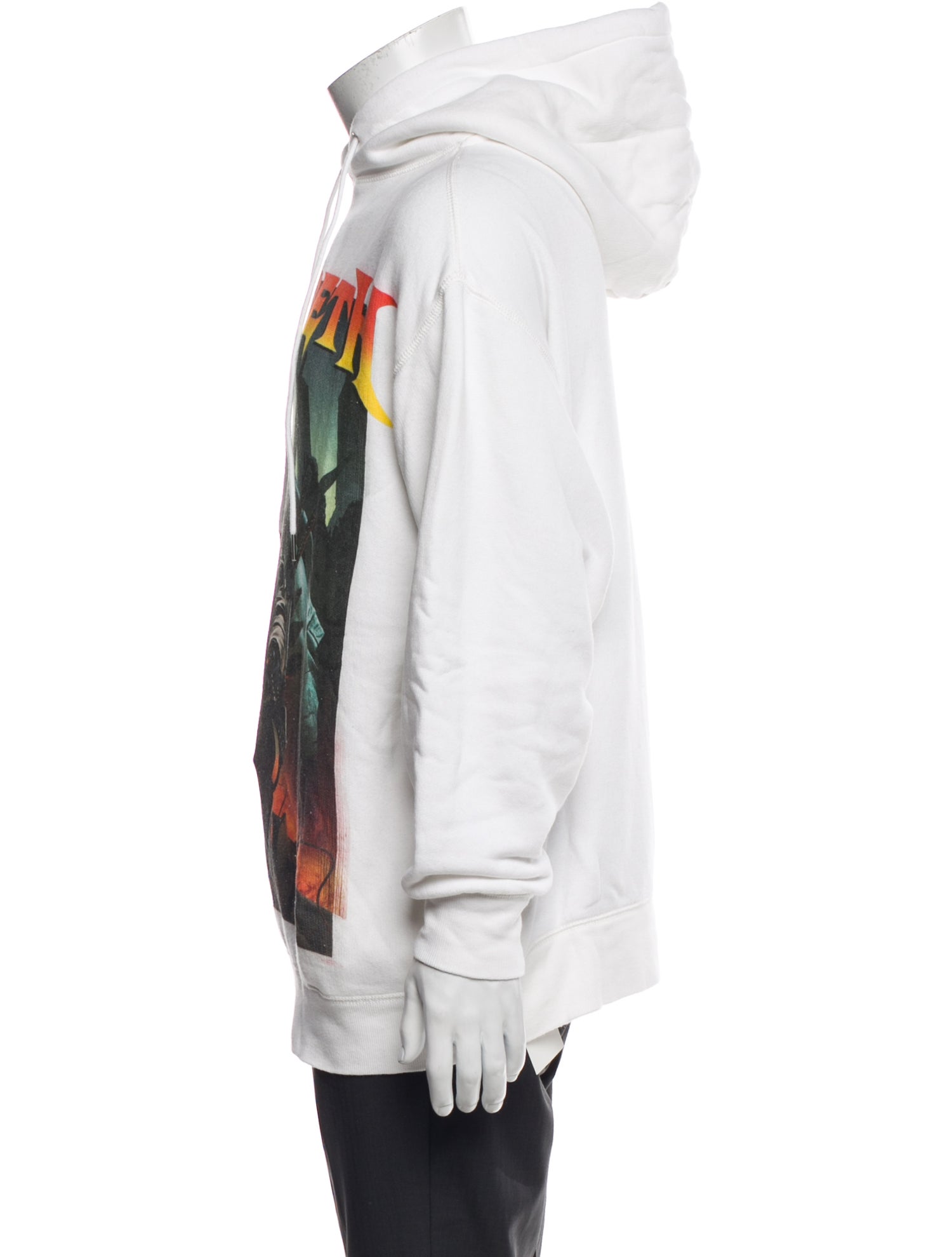 R13 Graphic Print Crew Neck Hoodie