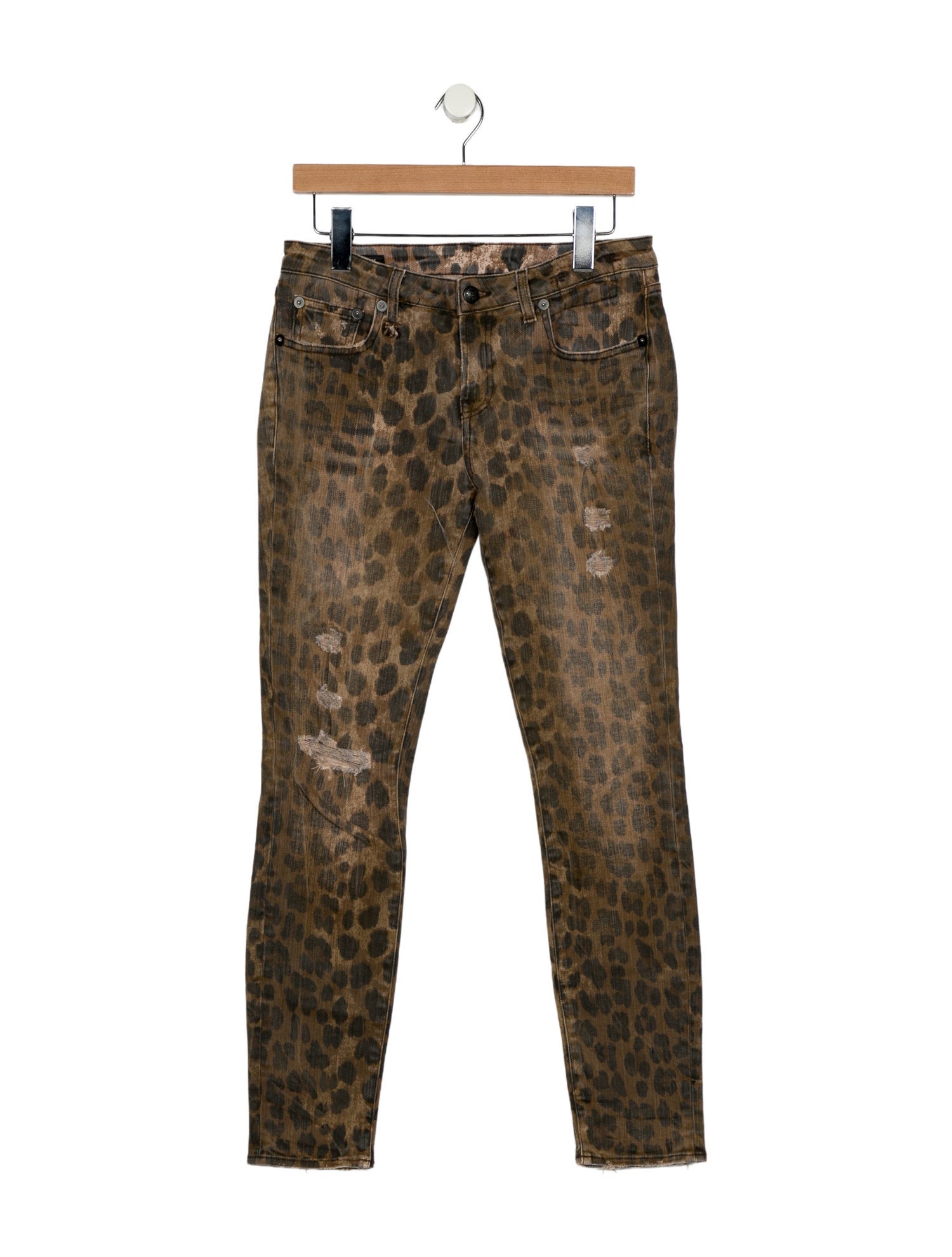 R13 Mid-Rise Skinny Leg Jeans