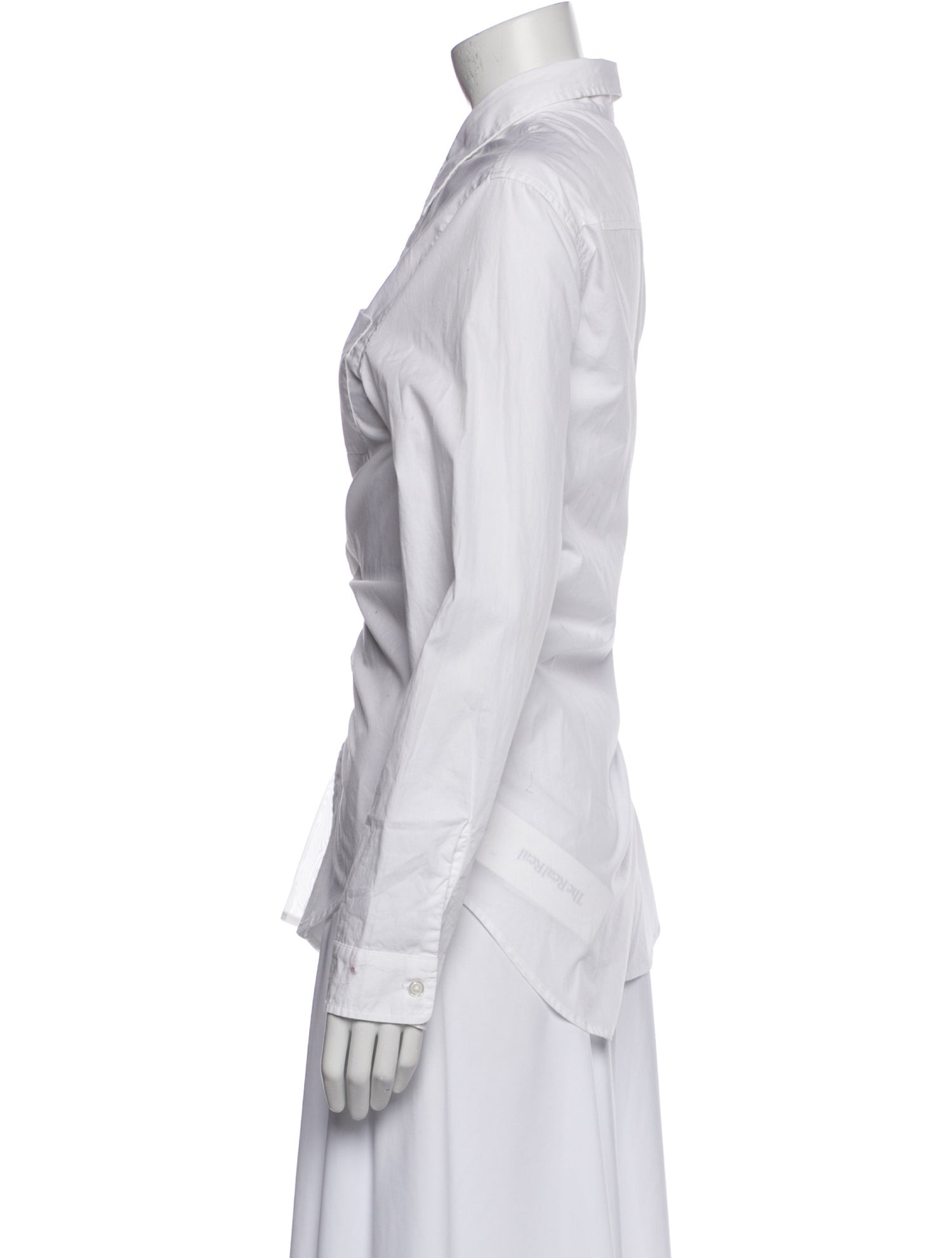 R13 Long Sleeve Button-Up Top