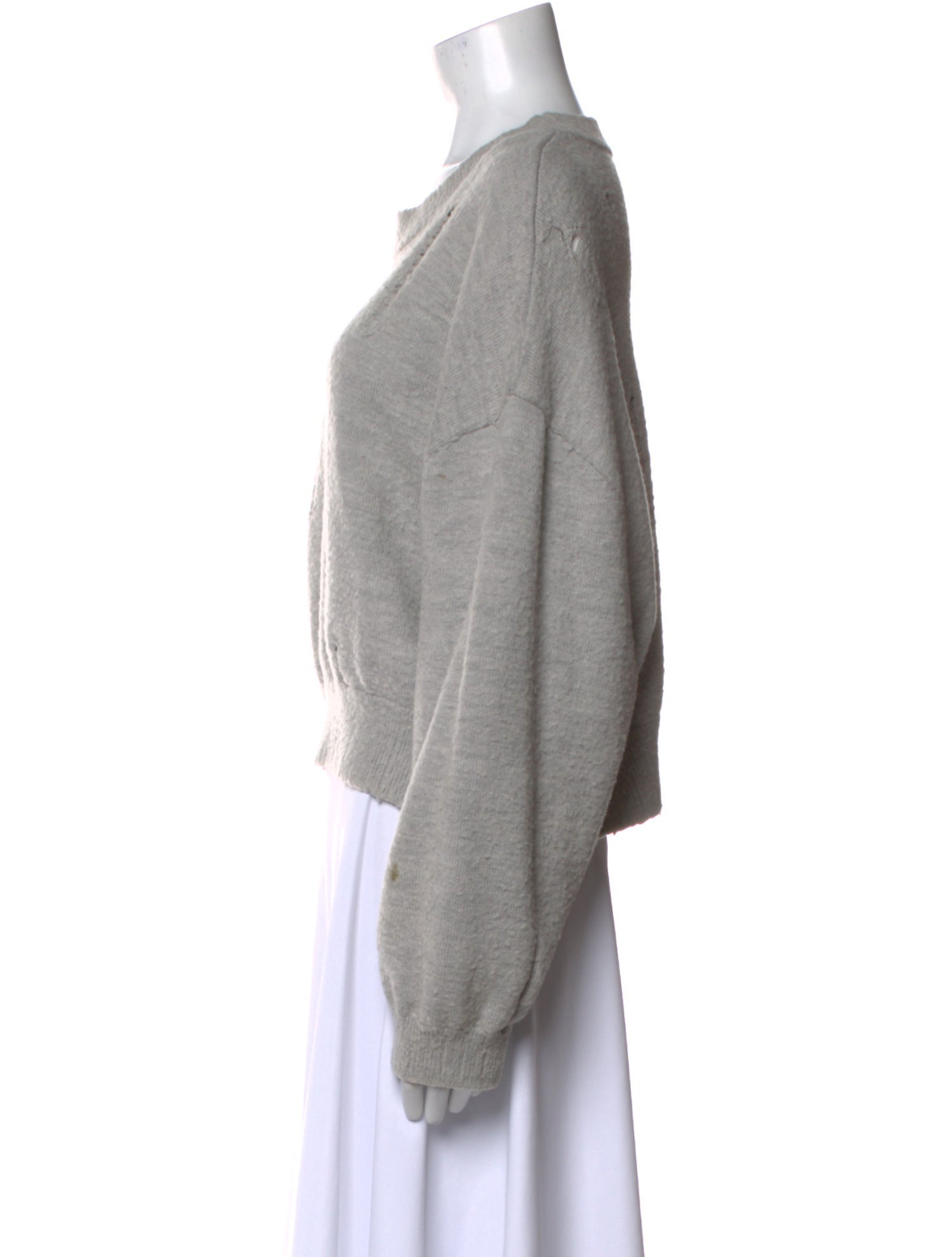 R13 Wool Crew Neck Sweatshirt