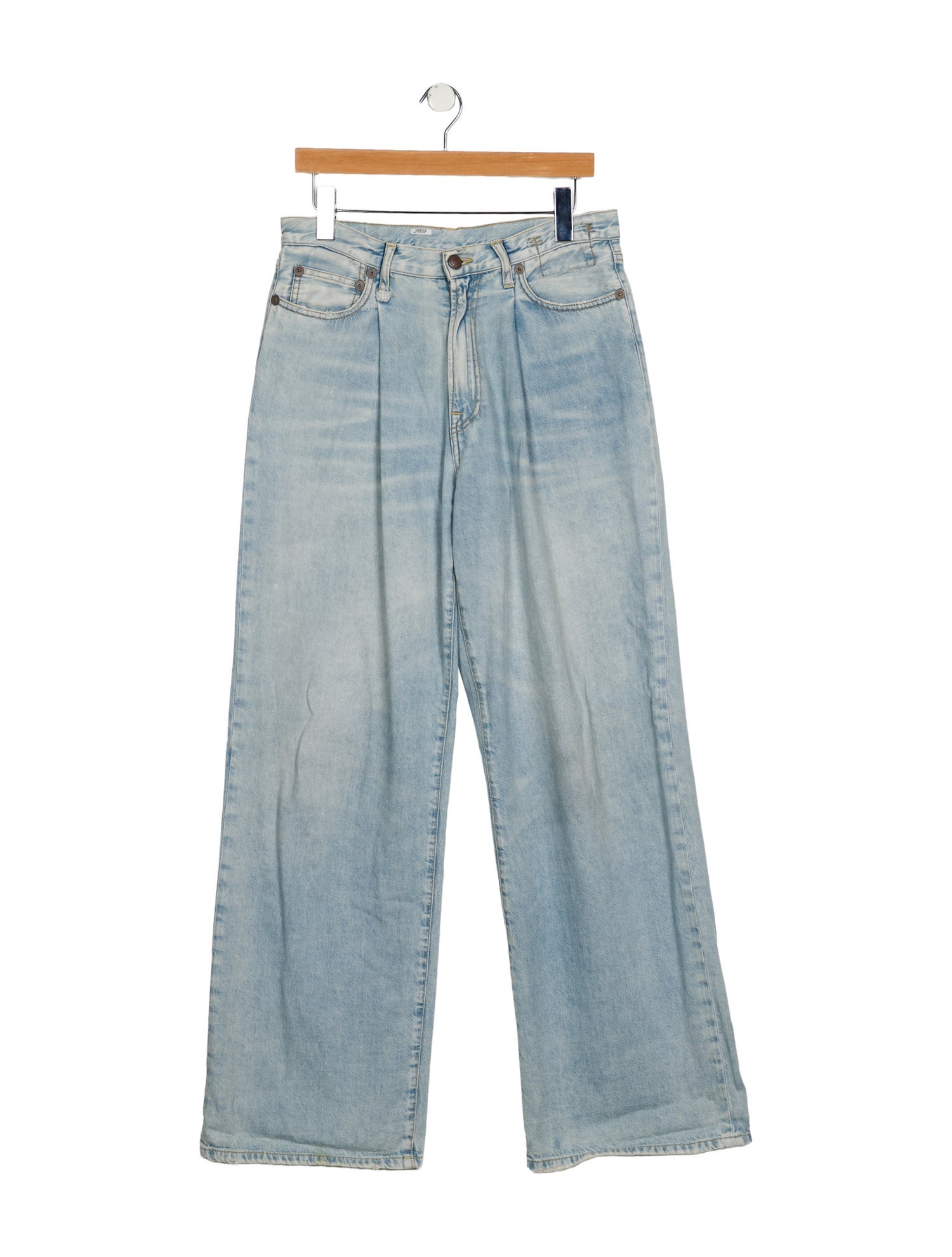 R13 High-Rise Wide Leg Jeans