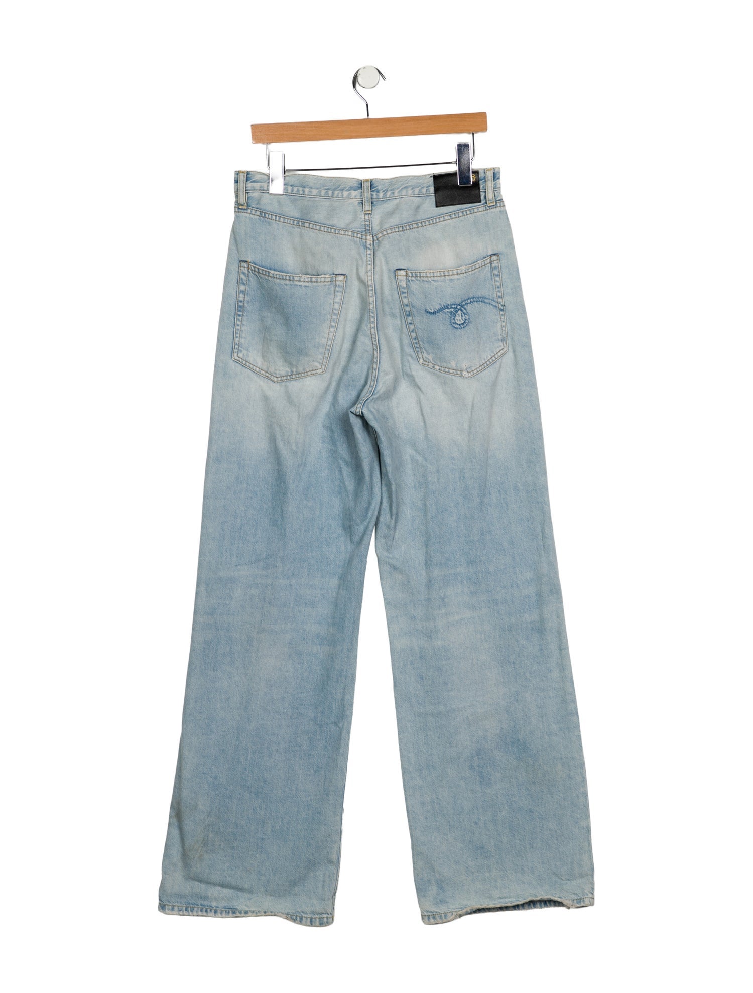 R13 High-Rise Wide Leg Jeans
