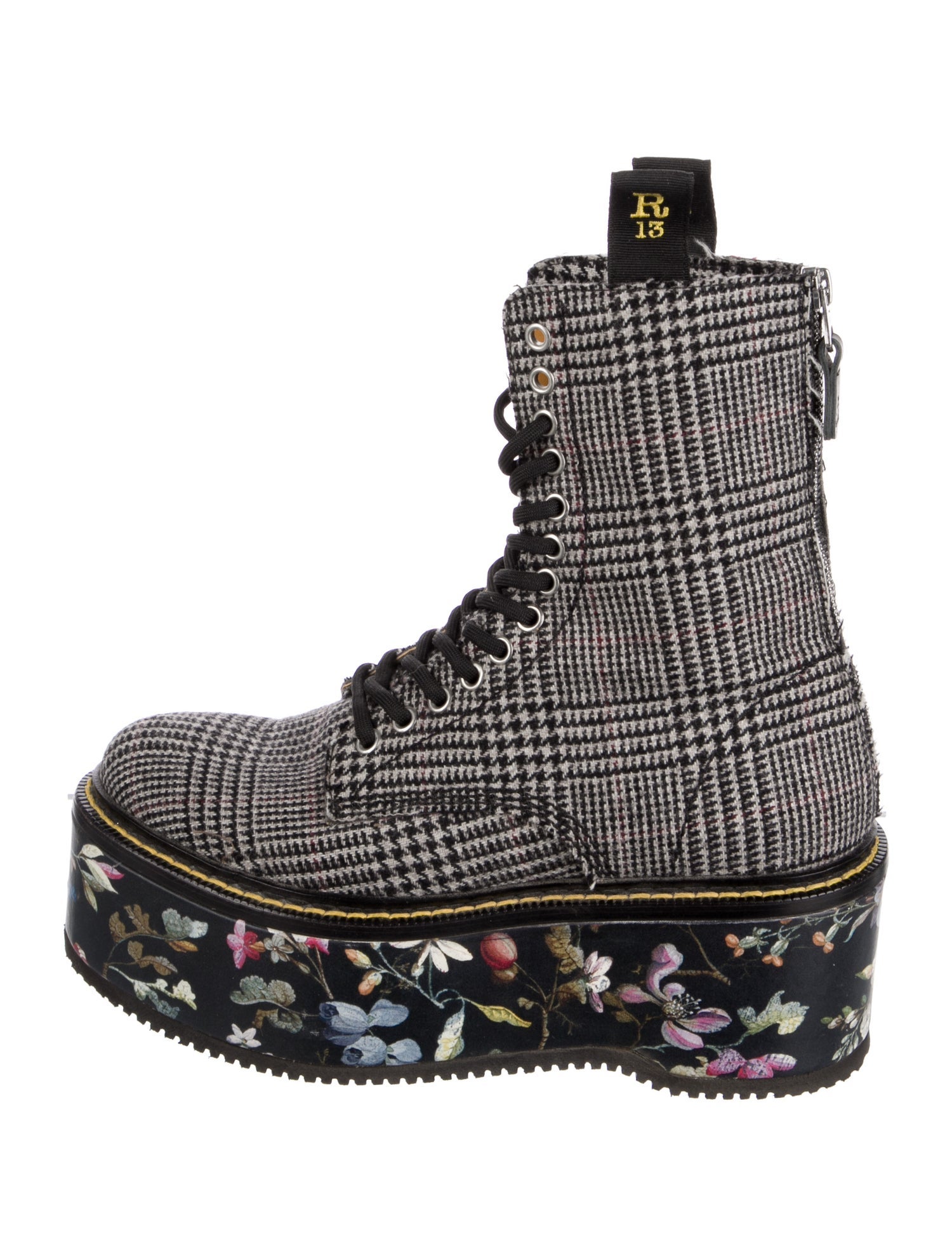 R13 Printed Combat Boots