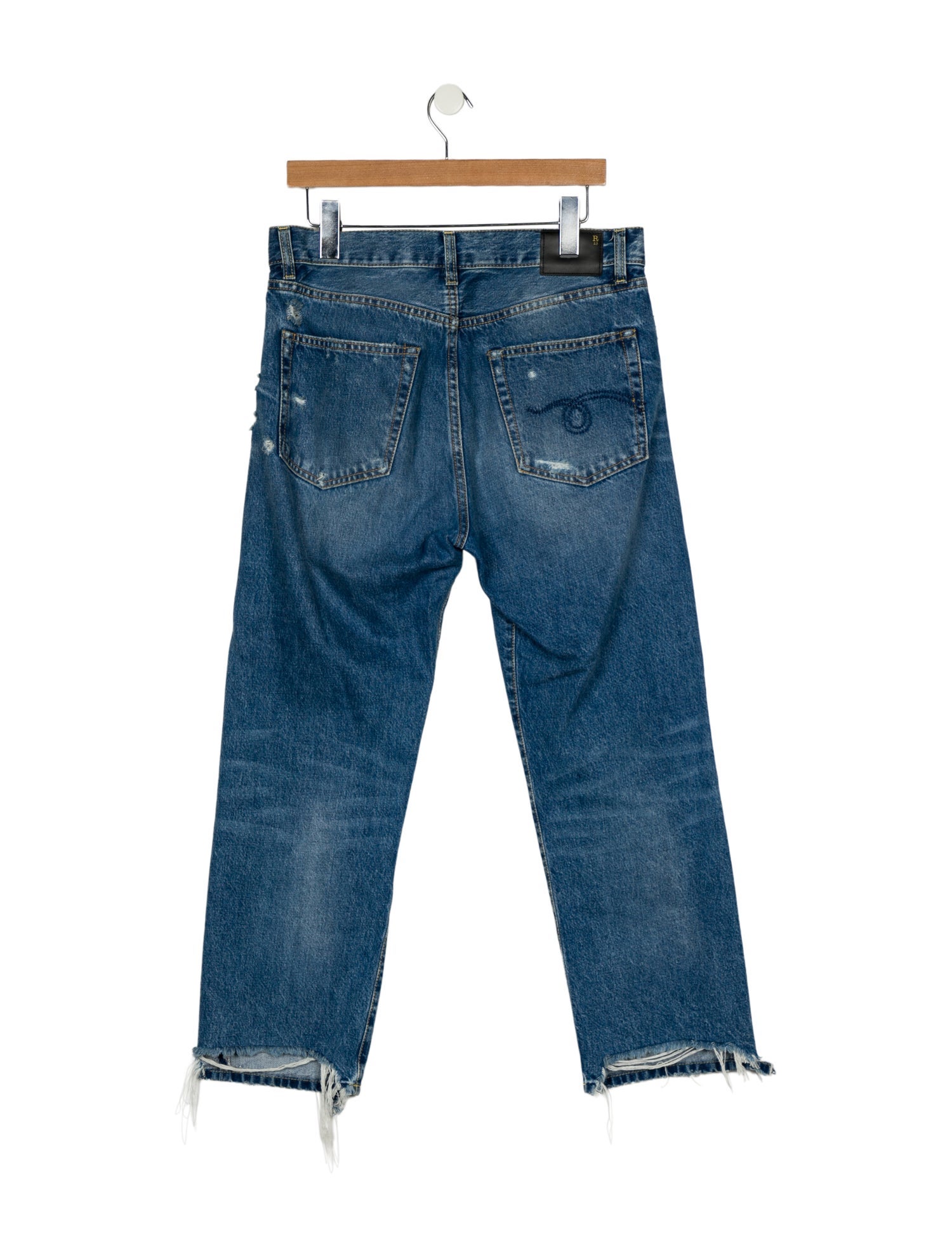 R13 High-Rise Wide Leg Jeans