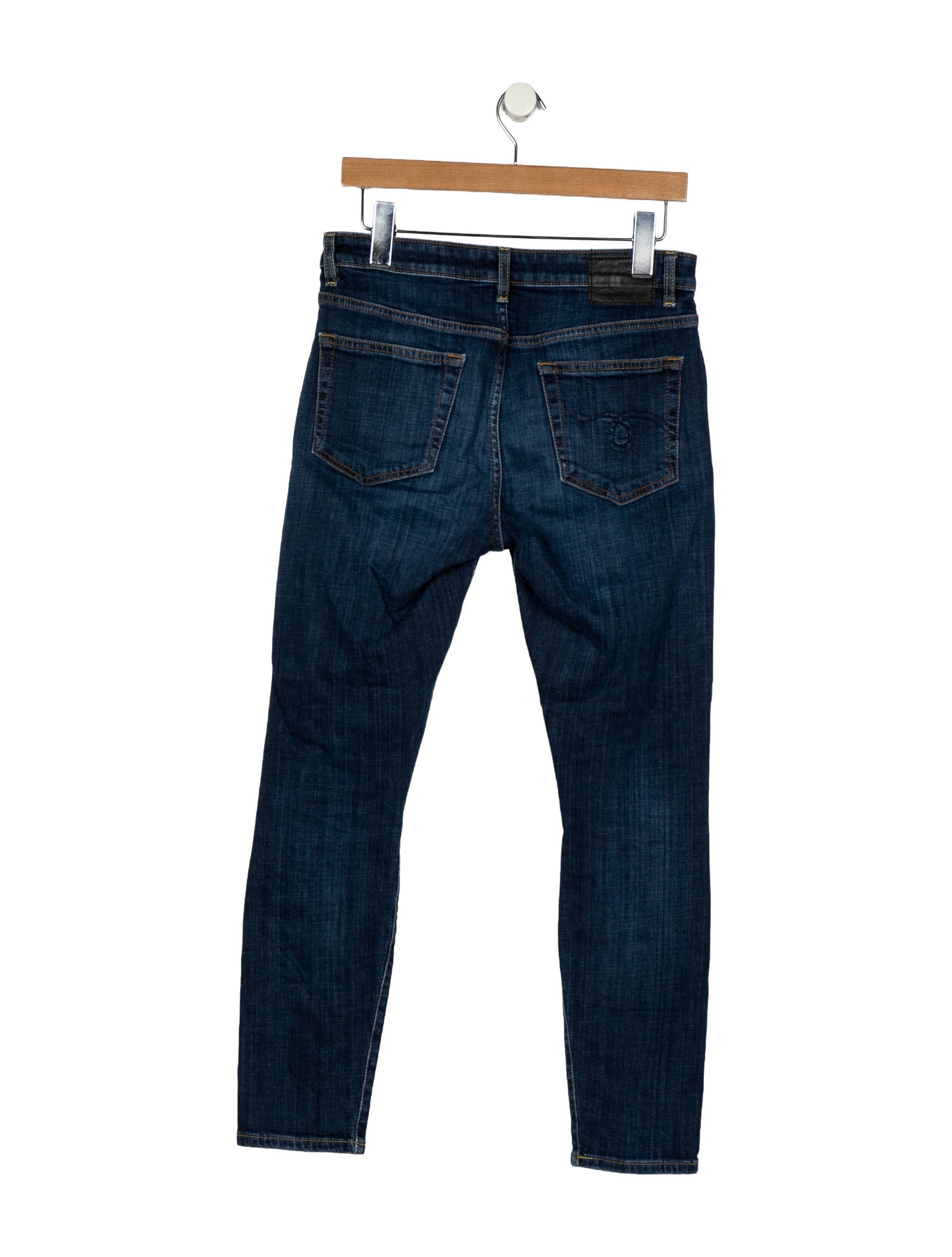 R13 Mid-Rise Skinny Leg Jeans