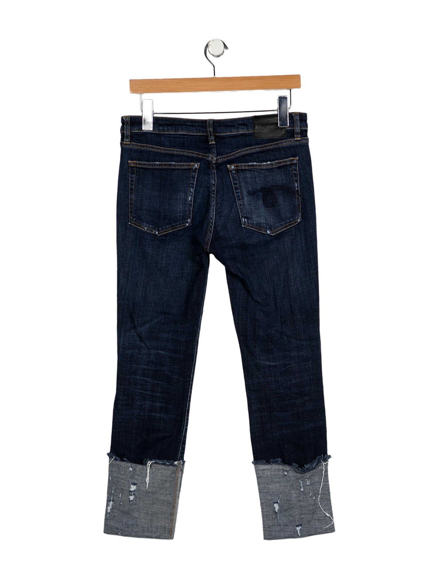 R13 Mid-Rise Skinny Leg Jeans
