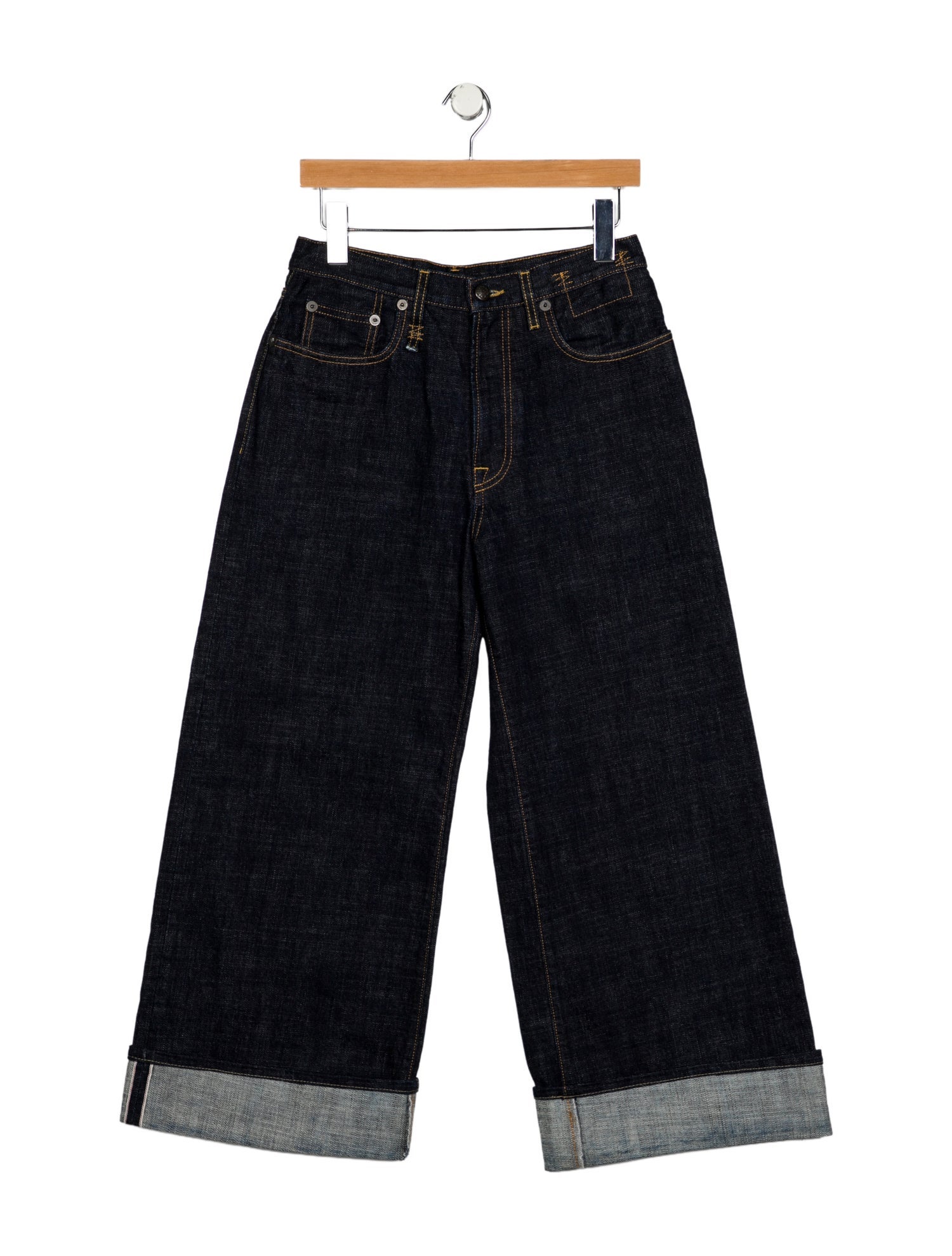 R13 High-Rise Wide Leg Jeans