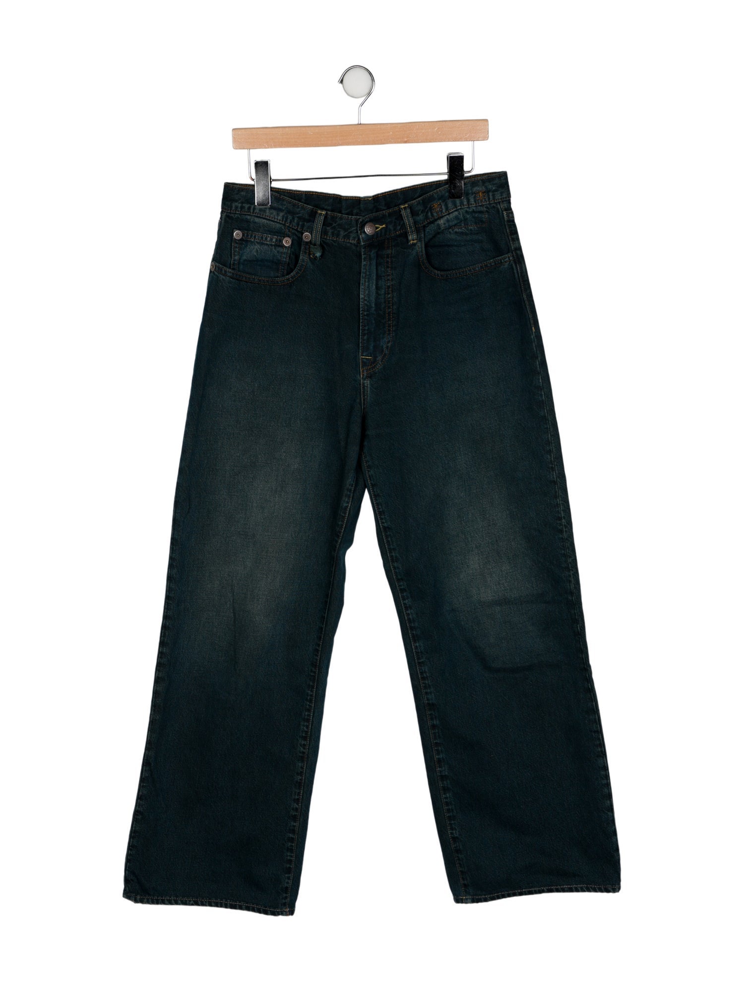 R13 High-Rise Wide Leg Jeans