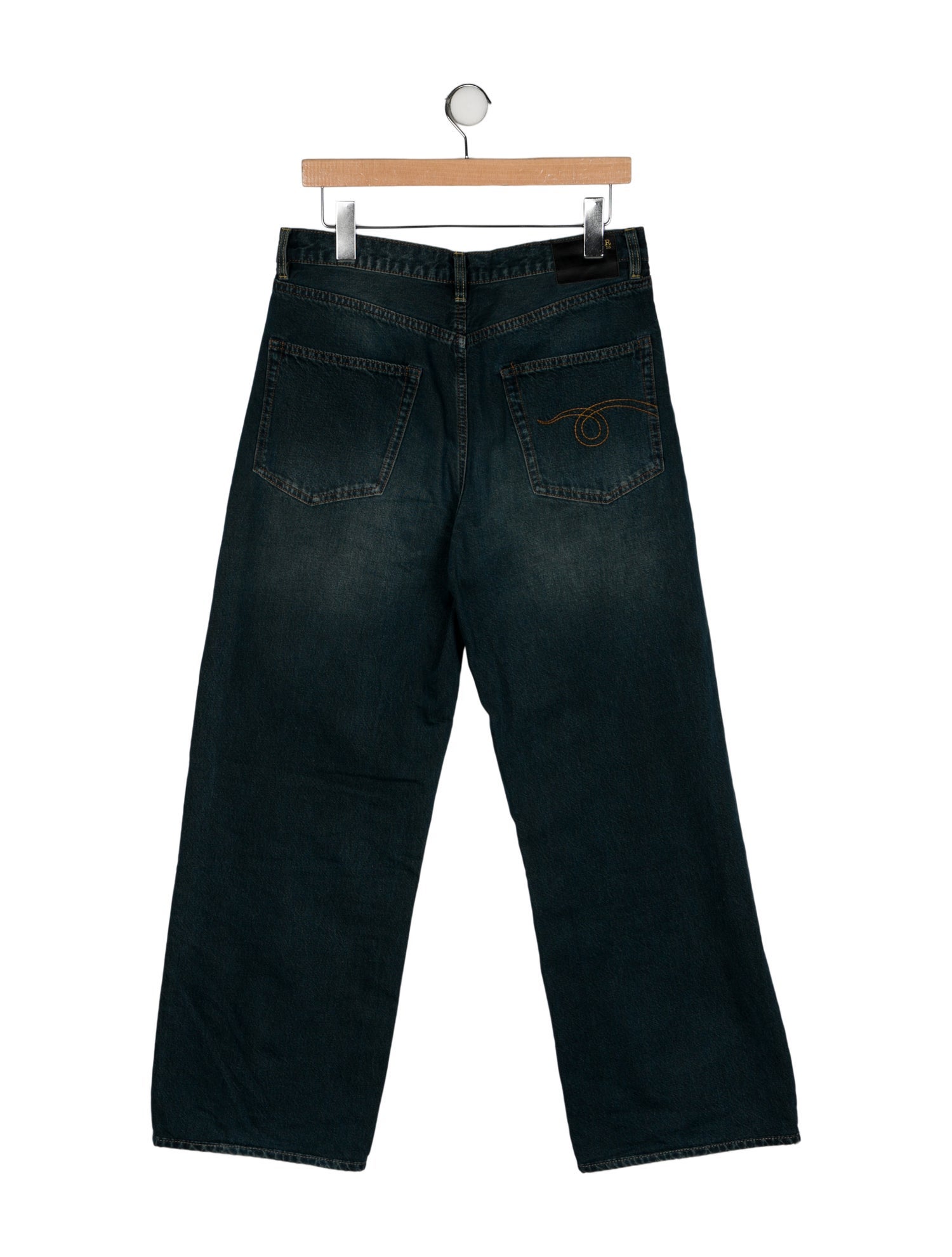 R13 High-Rise Wide Leg Jeans