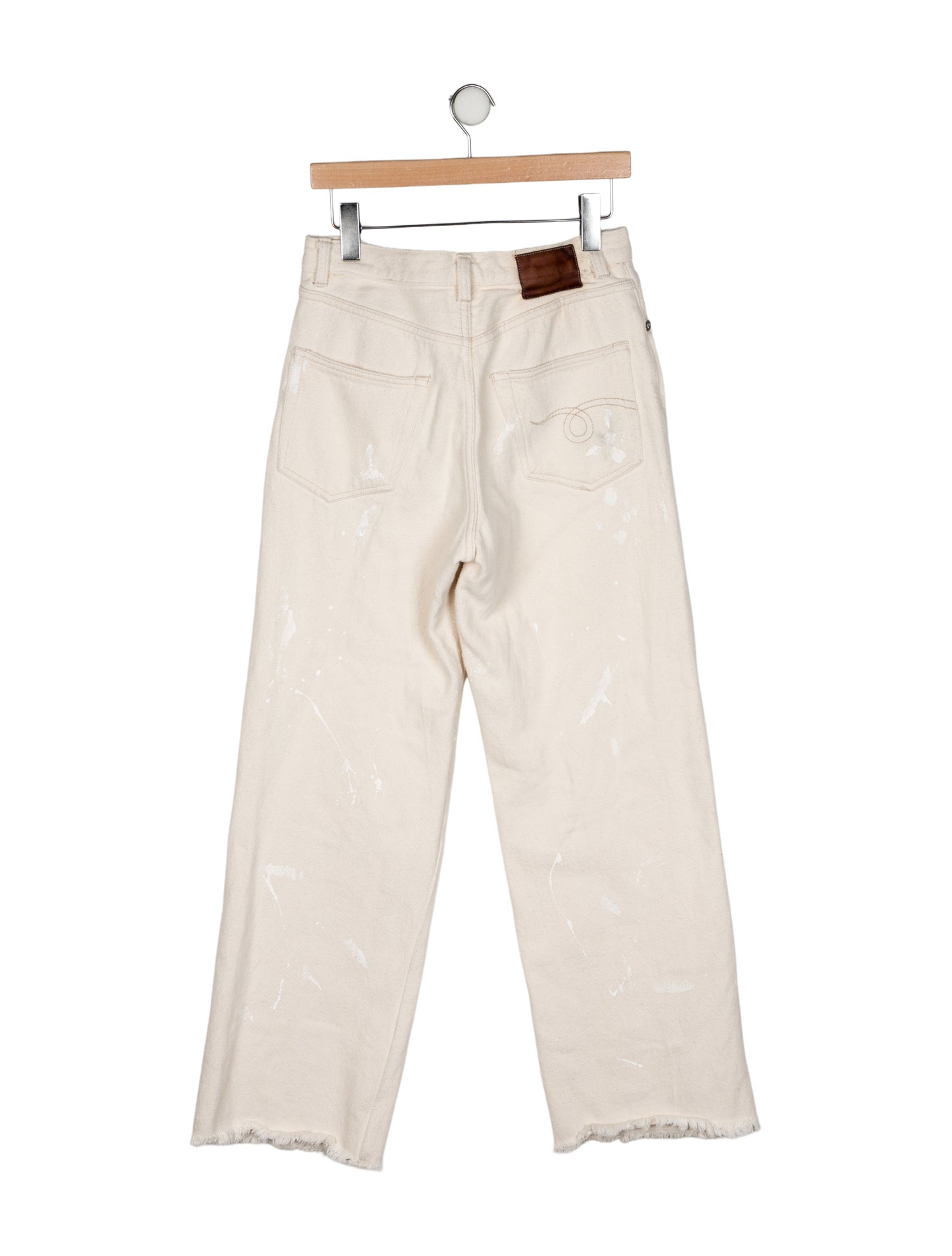 R13 High-Rise Wide Leg Jeans