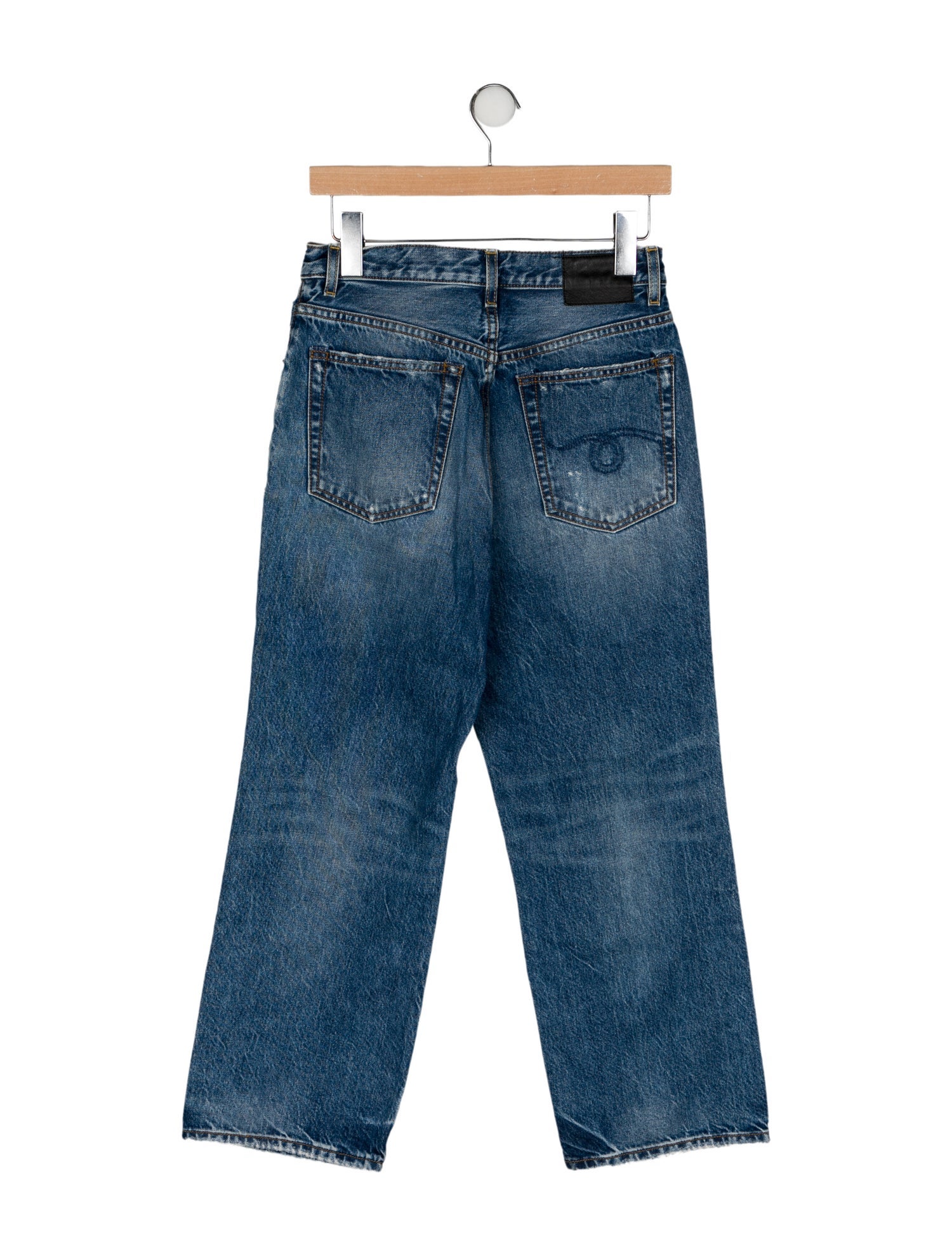 R13 High-Rise Wide Leg Jeans