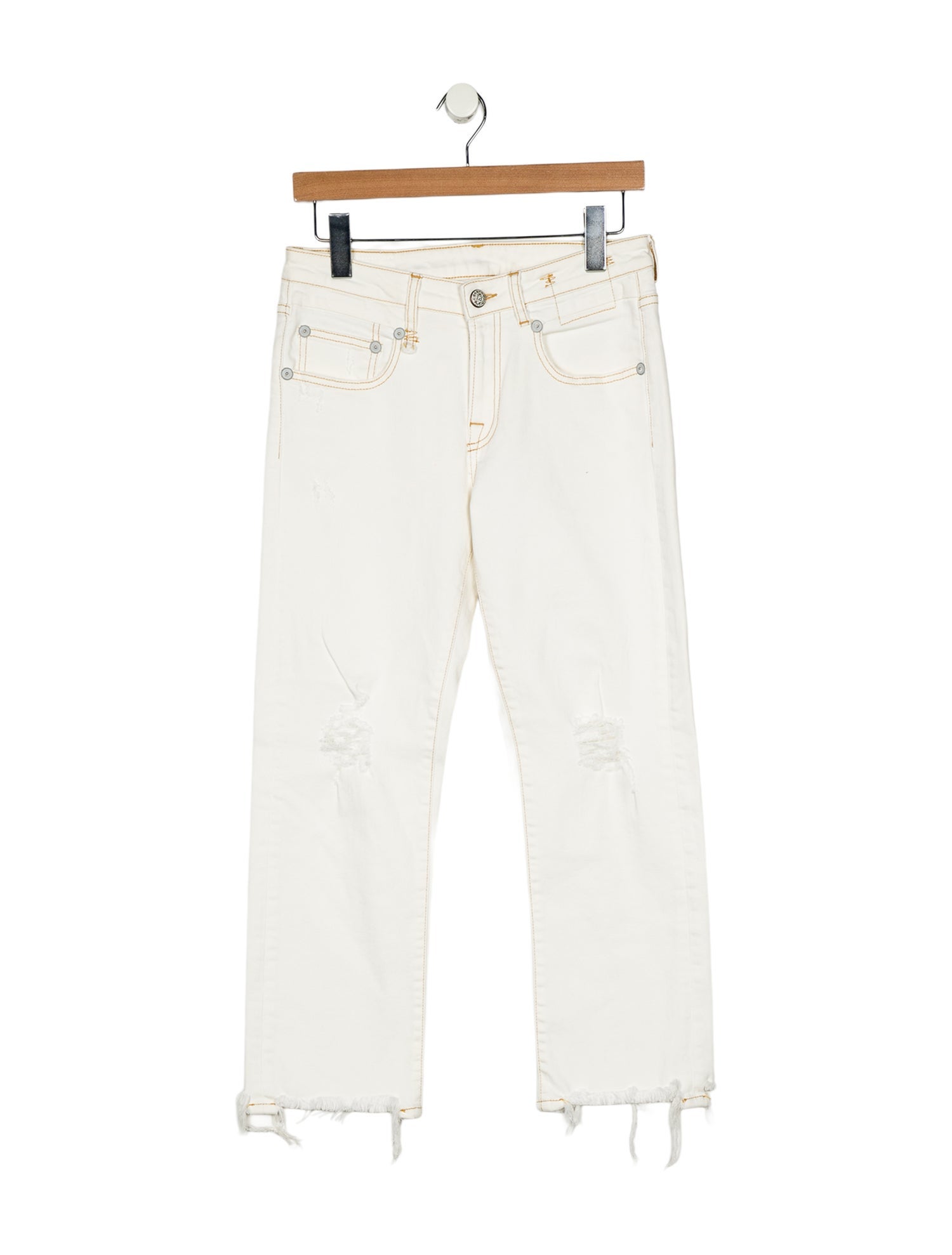 R13 Low-Rise Skinny Leg Jeans