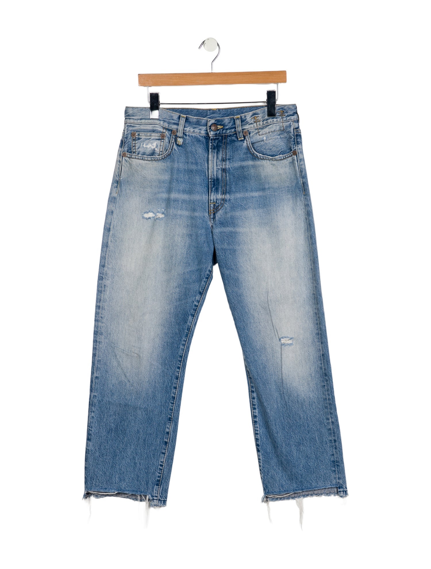 R13 High-Rise Wide Leg Jeans