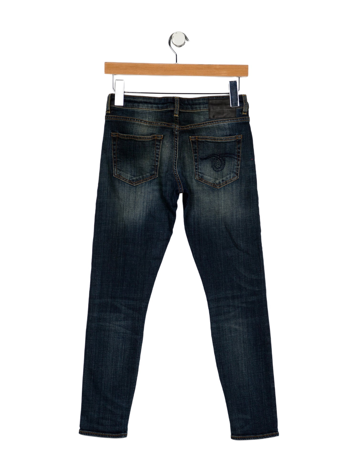 R13 Low-Rise Skinny Leg Jeans