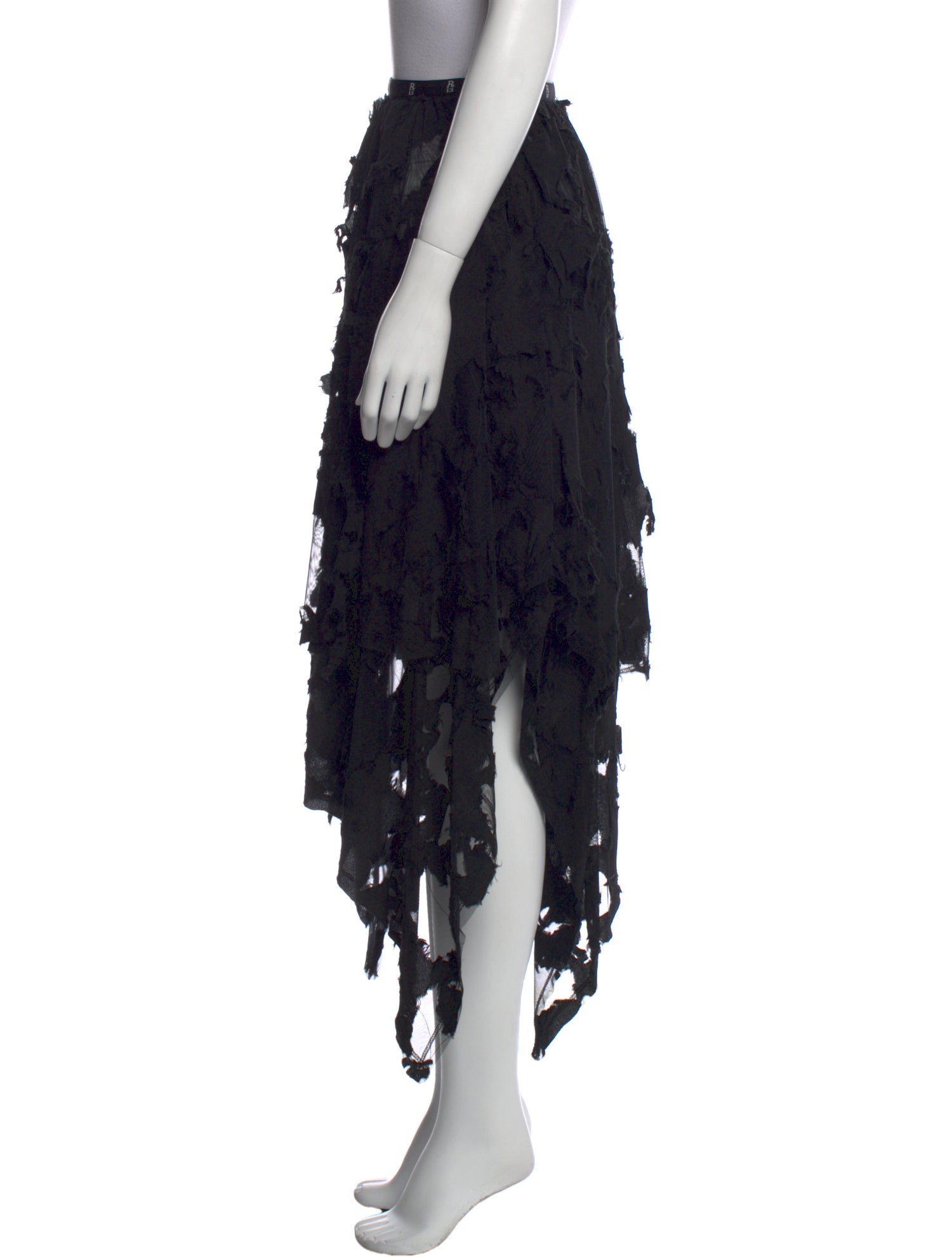 R13 Printed Midi Length Skirt