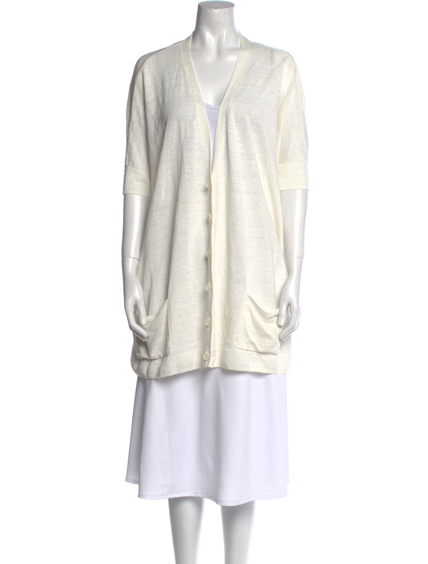 R13 Linen V-Neck Sweater