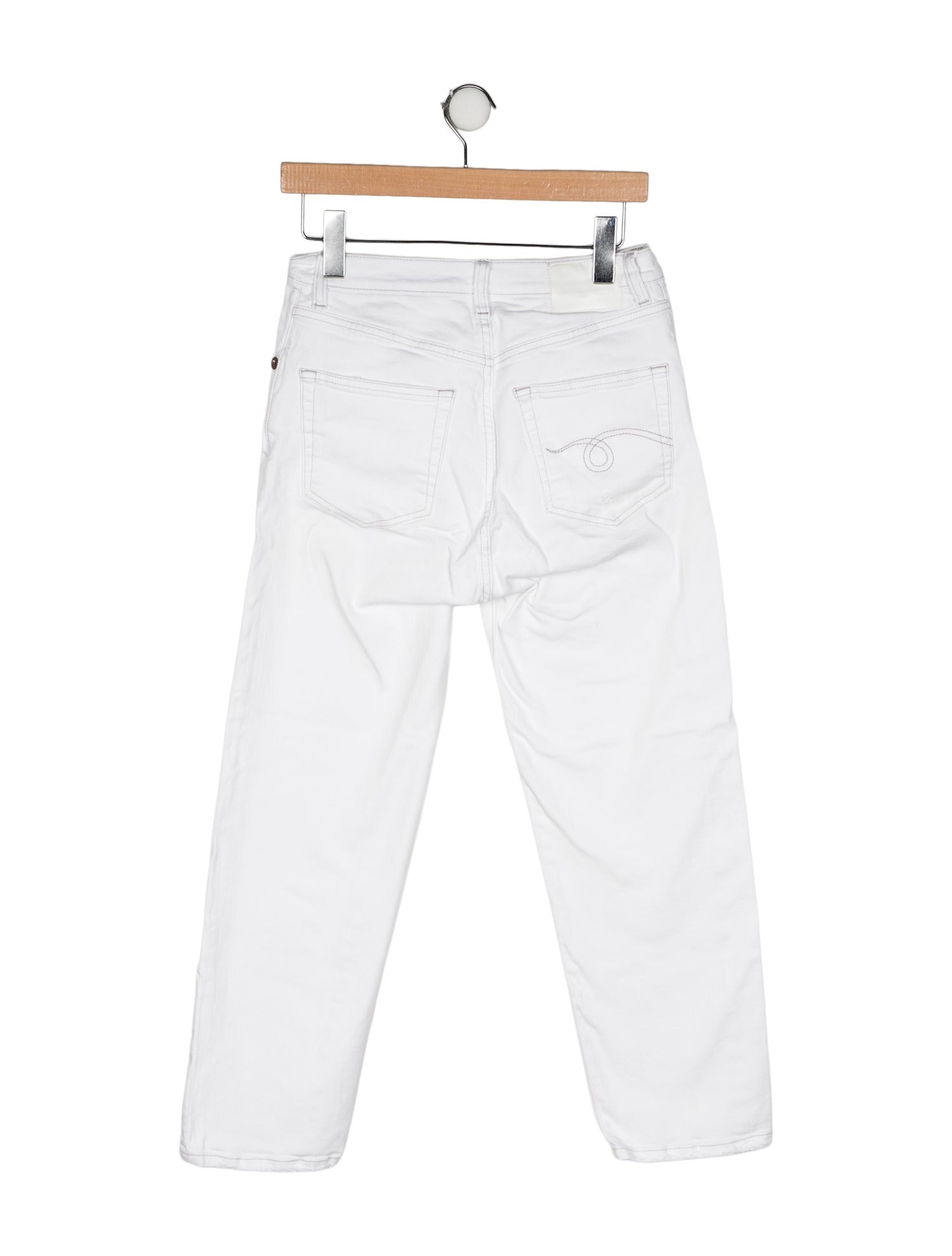 R13 High-Rise Straight Leg Jeans