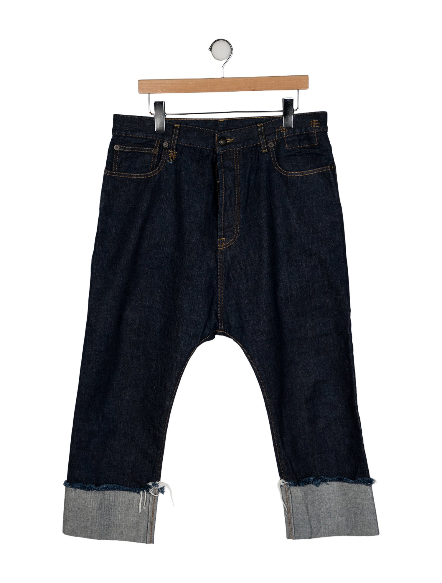 R13 High-Rise Straight Leg Jeans