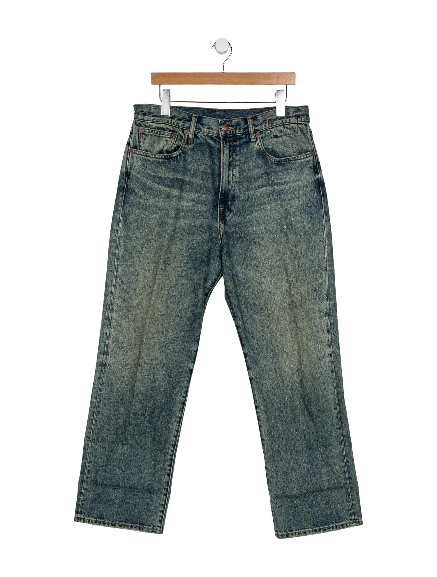 R13 High-Rise Wide Leg Jeans