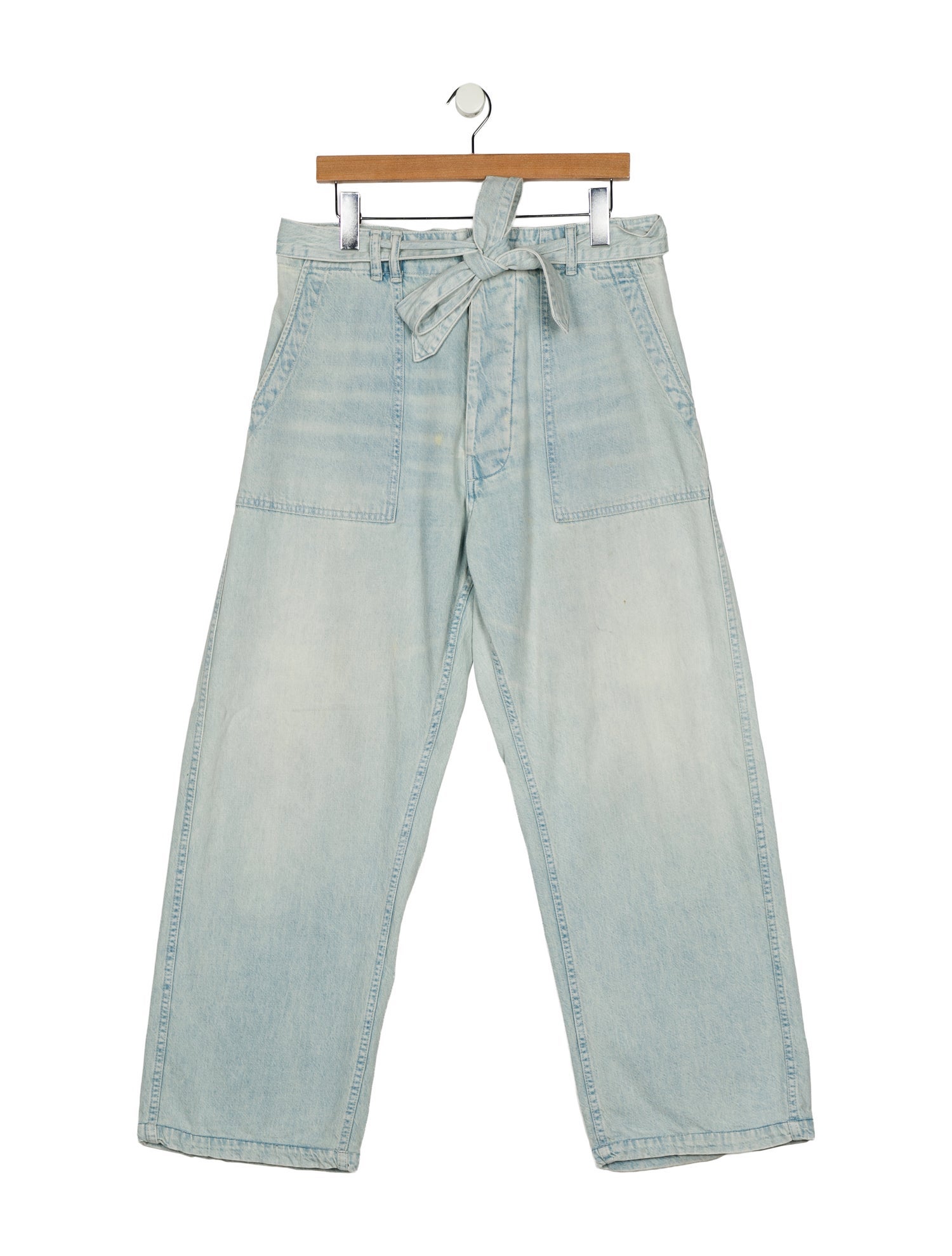 R13 High-Rise Wide Leg Jeans