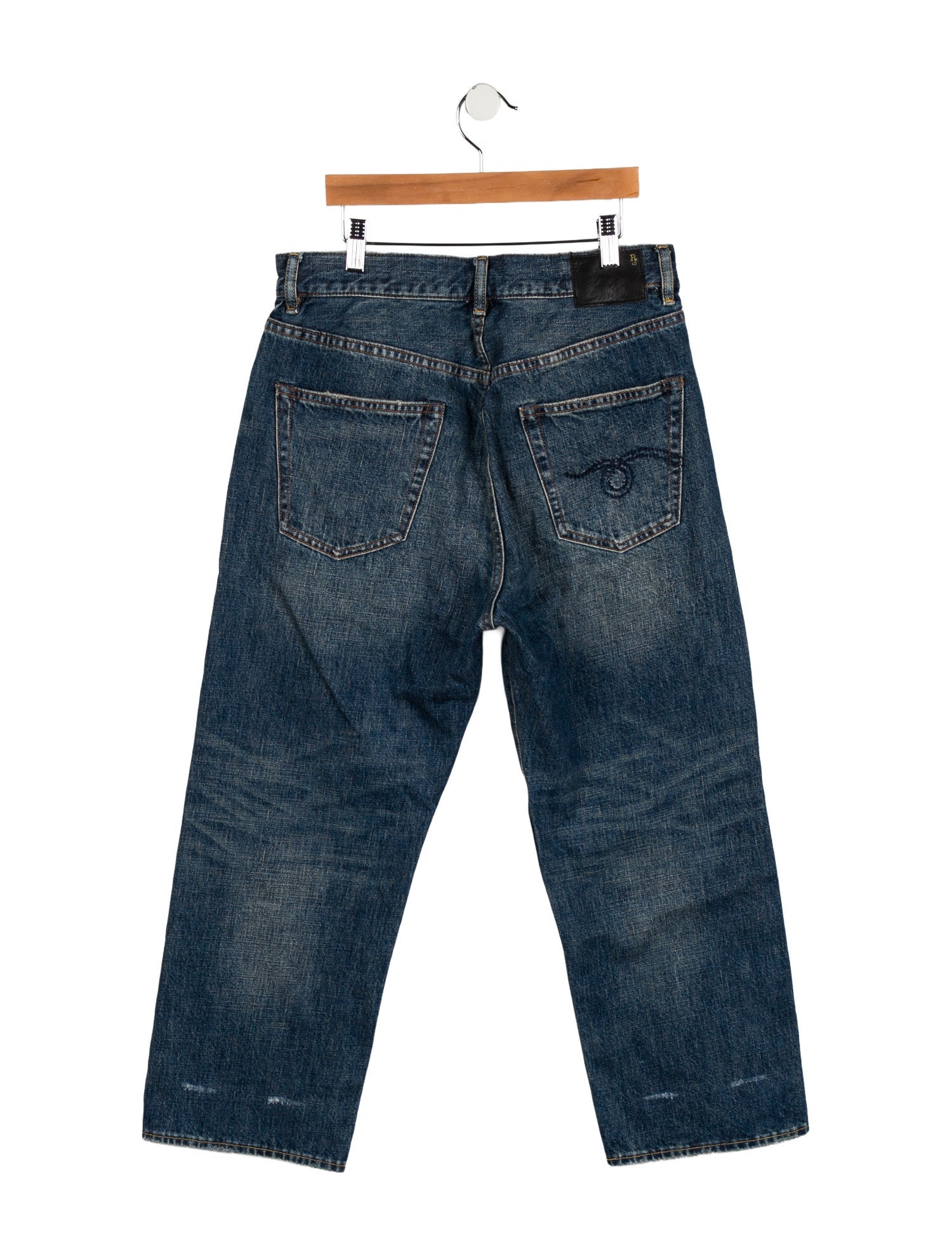 R13 High-Rise Wide Leg Jeans