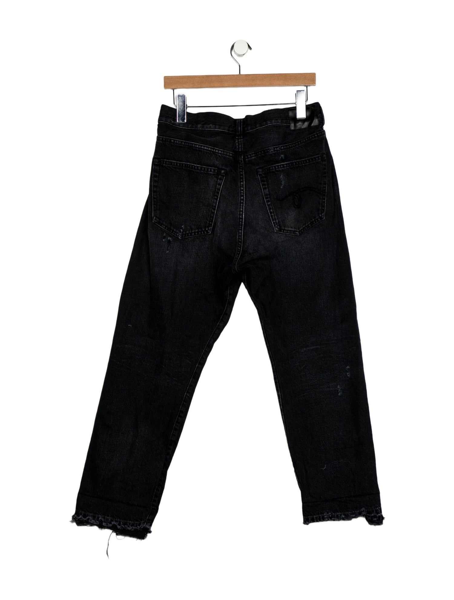 R13 High-Rise Straight Leg Jeans
