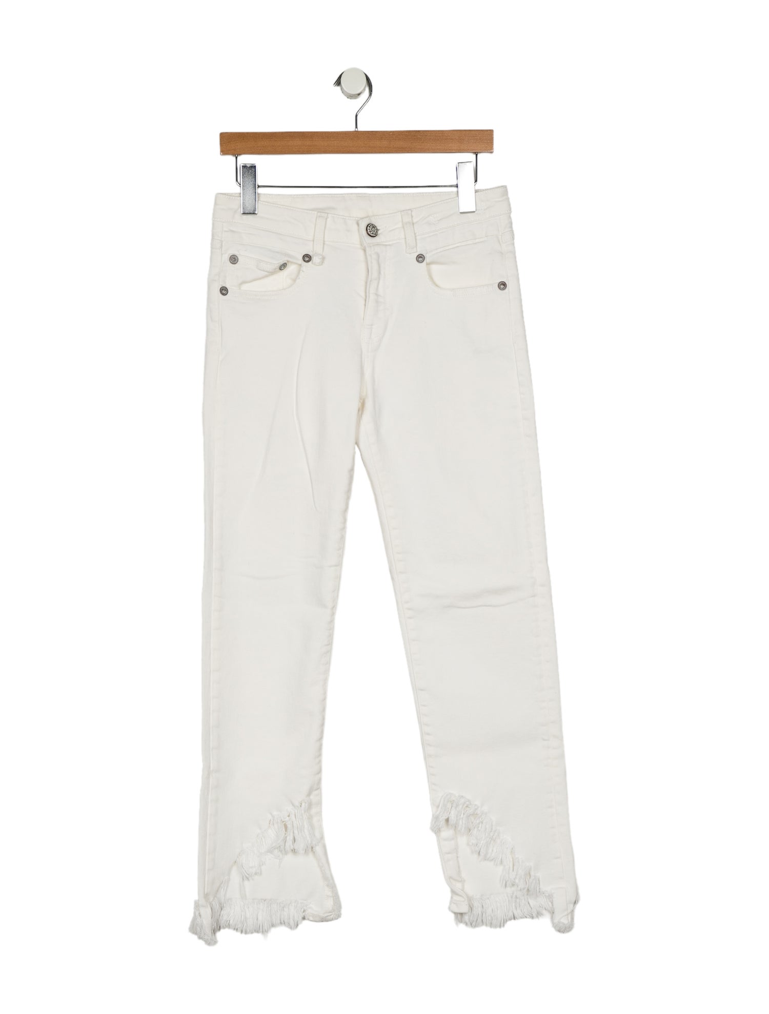 R13 Low-Rise Straight Leg Jeans