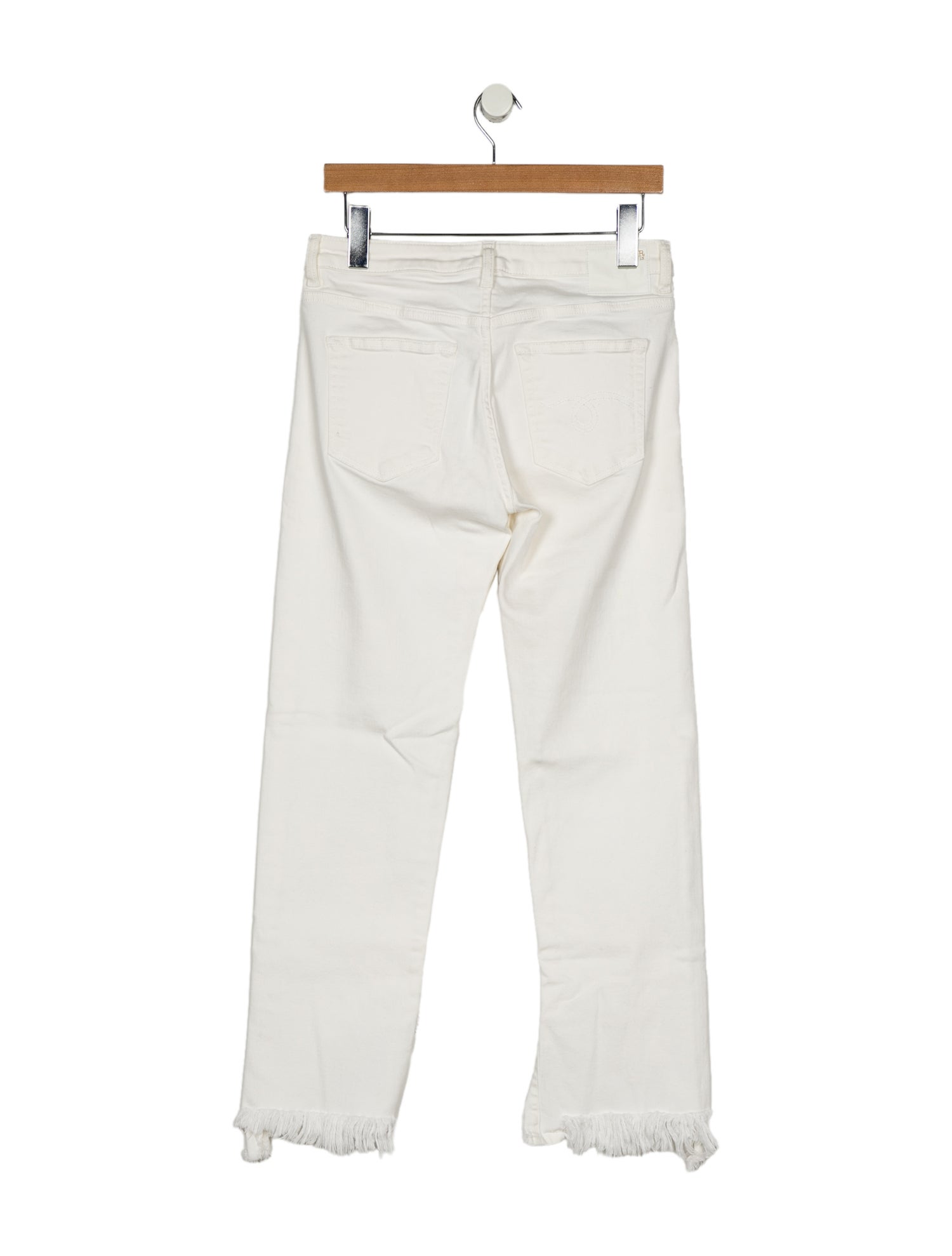 R13 Low-Rise Straight Leg Jeans