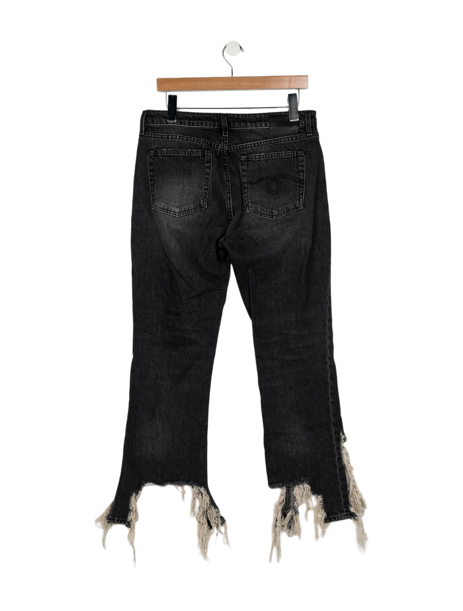 R13 High-Rise Straight Leg Jeans
