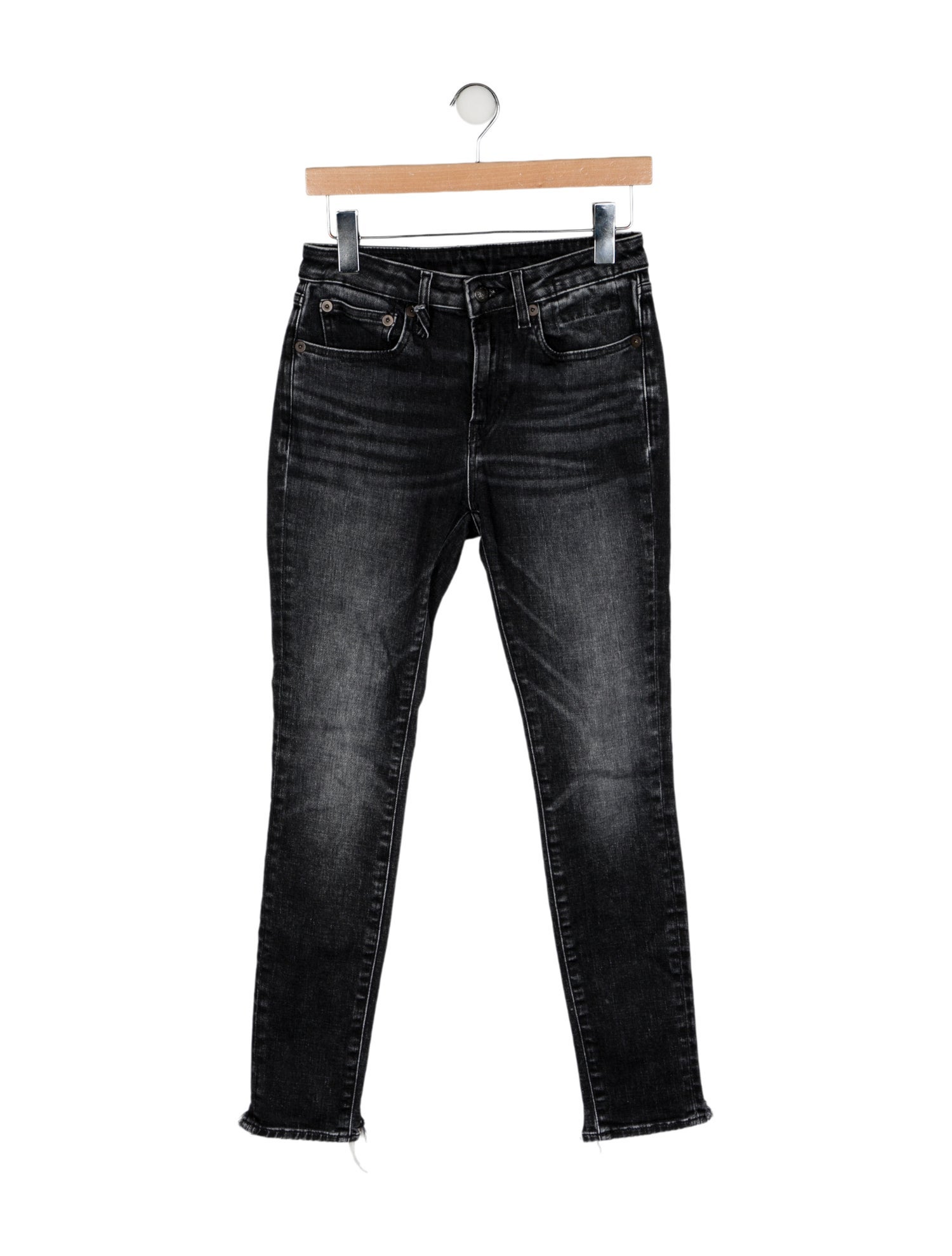 R13 Mid-Rise Skinny Leg Jeans