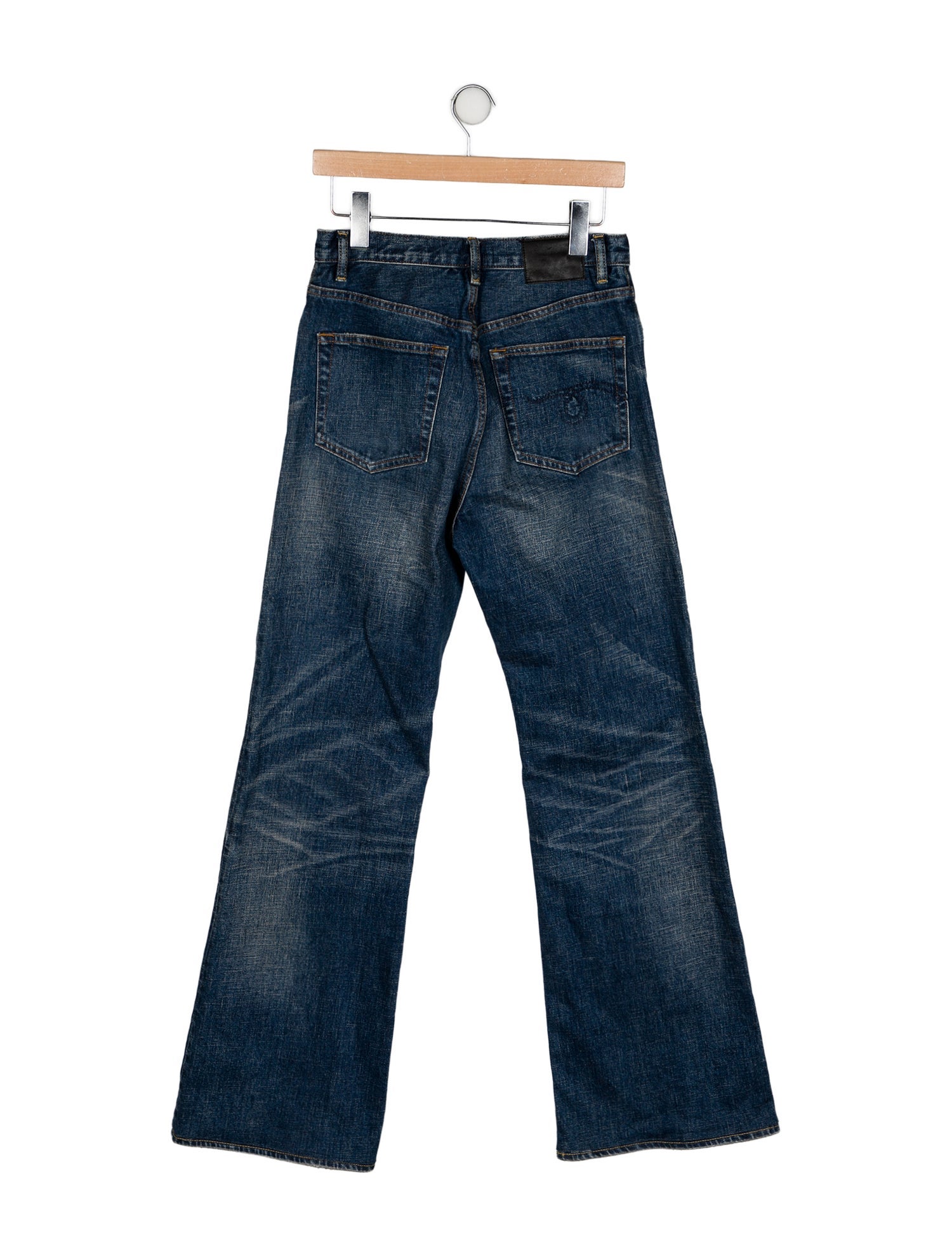 R13 High-Rise Wide Leg Jeans