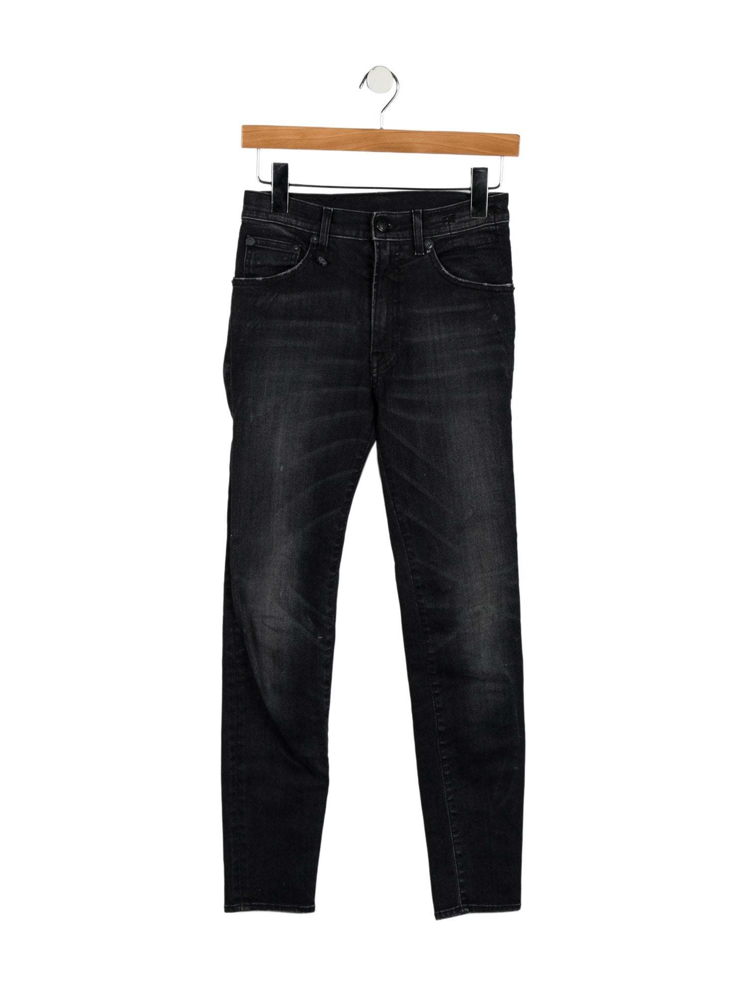 R13 Mid-Rise Skinny Leg Jeans